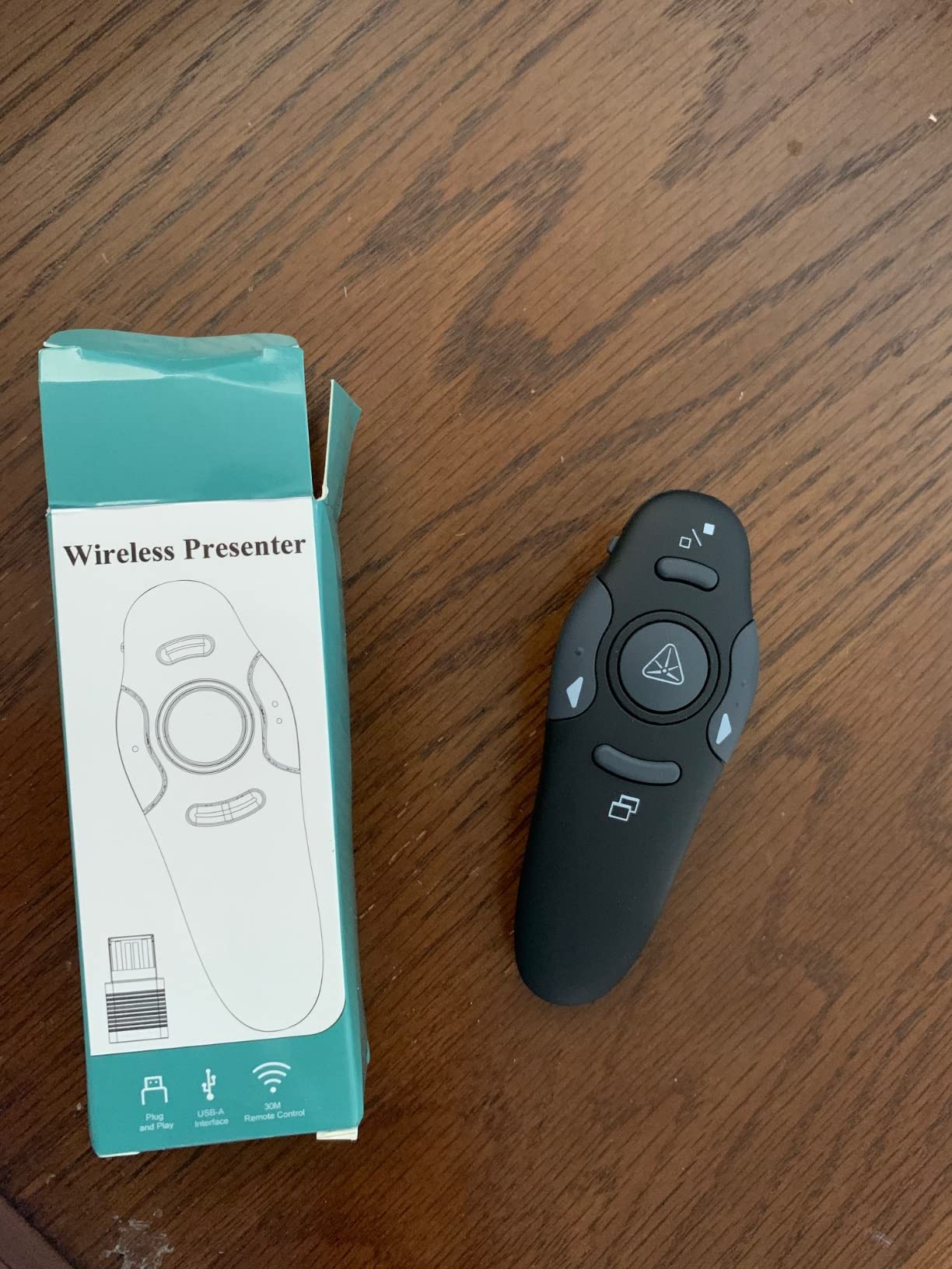 Presentation Clicker for PowerPoint, Wireless Remote Control with Red Laser customer photo 1