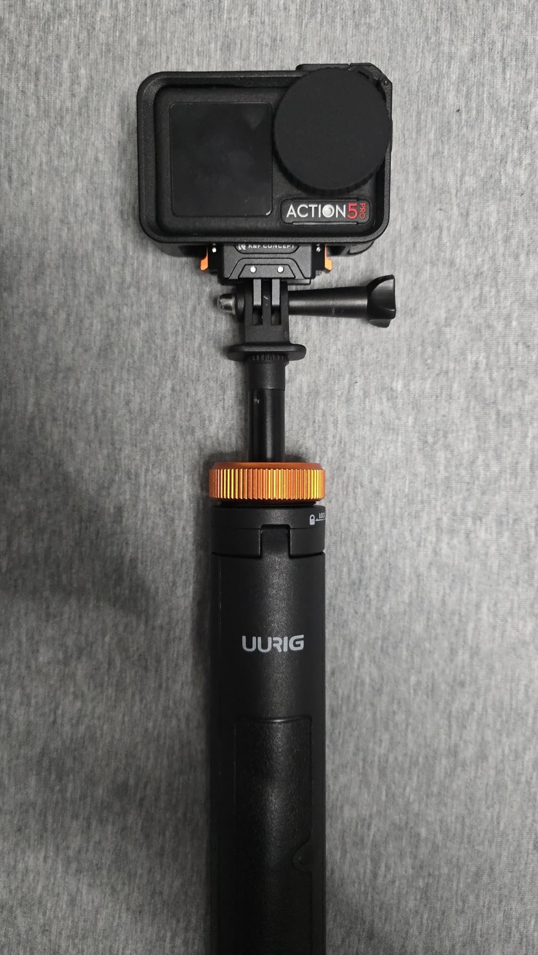 UURig Telescopic Selfie Stick Long with Tripod, Waterproof Hand Grip, for Insta360x6/X5/X4, GoPro Hero 13 12 11 10 9 8 7 6 5 4 3 2, Fusion, Max, Session, AKASO, SJCAM, DJI OSMO Action 6/5Pro/4/3 GoPro customer photo 2