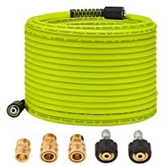 M MINGLE Pressure Washer Hose 50 FT x 1/4