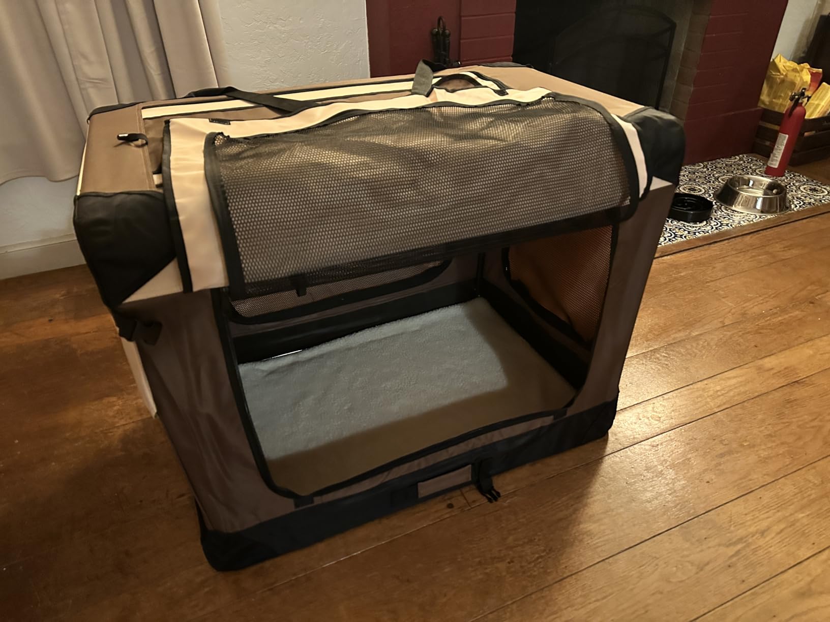 EliteField 4-Door Folding Soft Dog Crate with Curtains (2-Year Warranty) customer photo 1