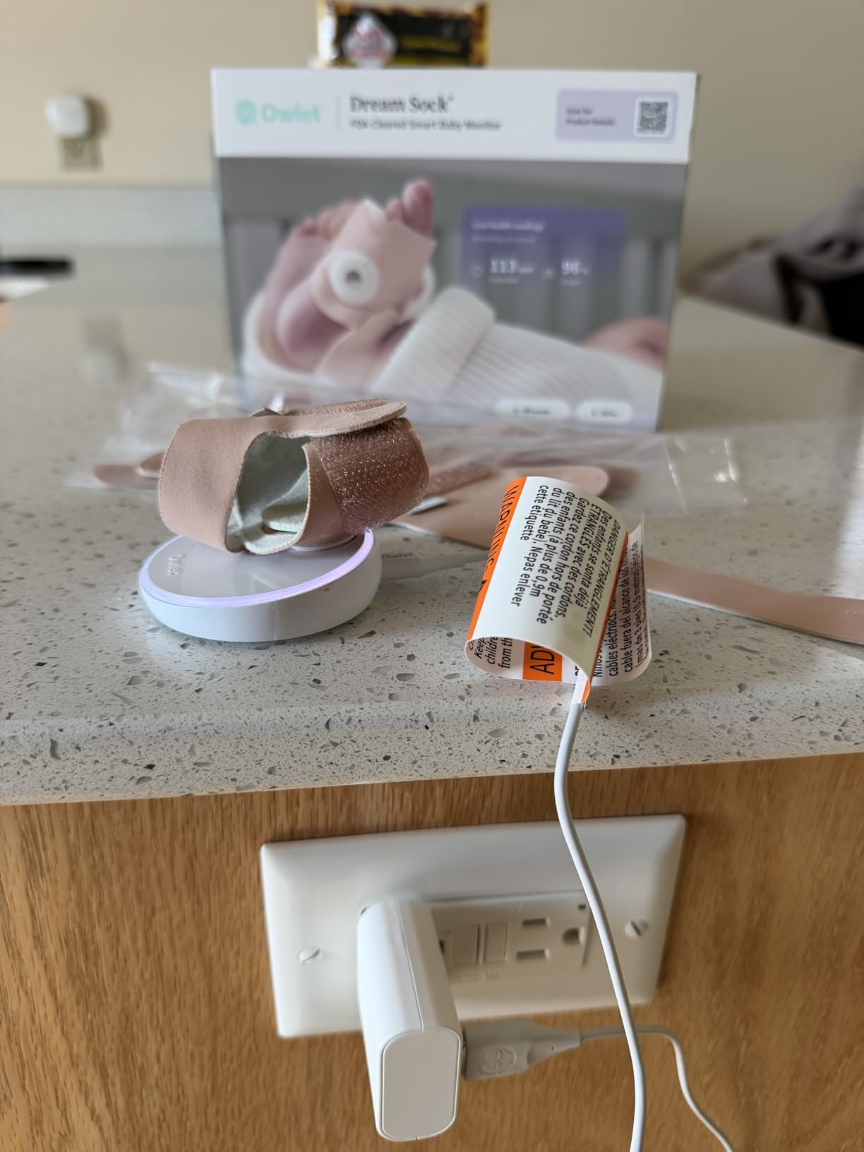 Owlet Dream Sock Smart Baby Monitor, Better Sleep for Baby & You customer photo 2