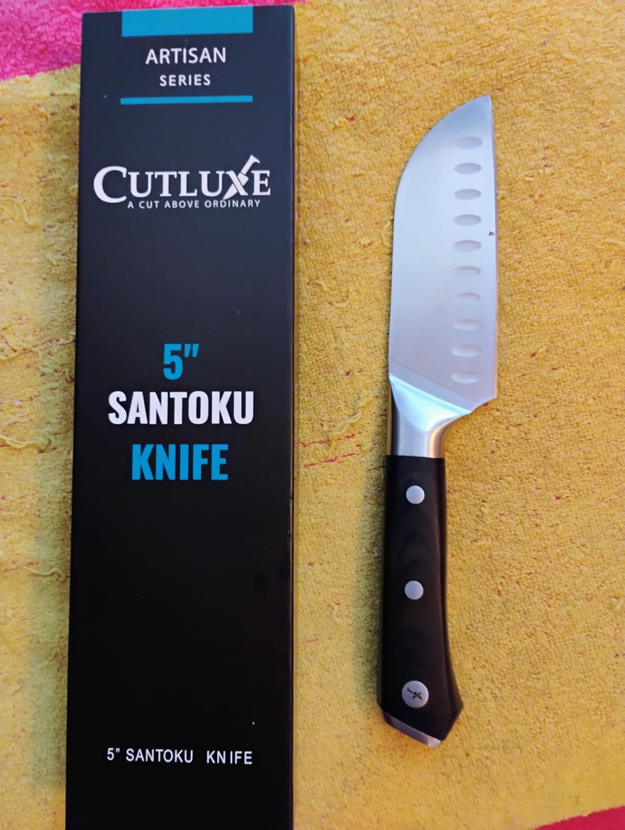 Cutluxe Santoku Knife 5