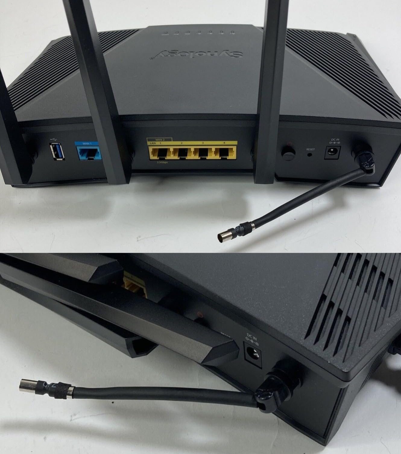Synology RT6600ax - Tri-Band 4x4 160MHz Wi-Fi router, 2.5Gbps Ethernet, VLAN segmentation, Multiple SSIDs, parental controls, Threat Prevention, VPN (US Version) customer photo 1