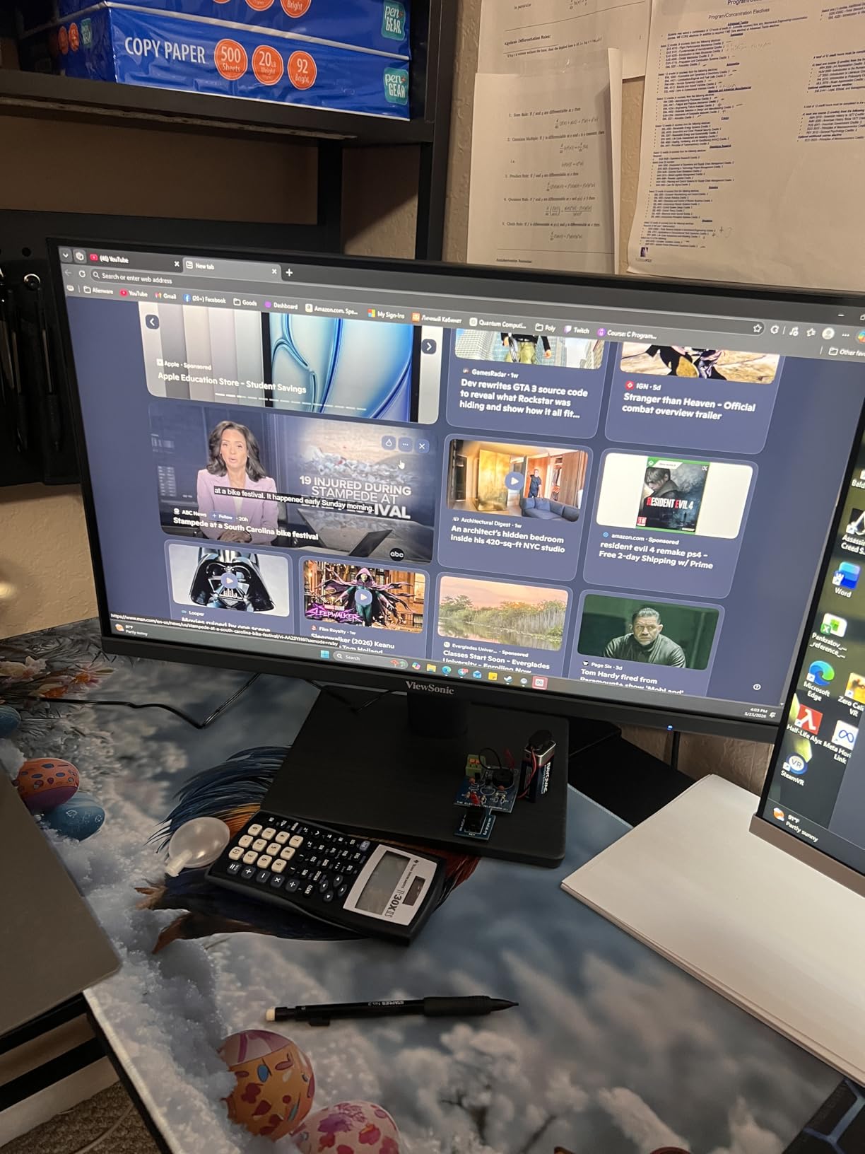 ViewSonic VS2447M 24 Inch 1080p Computer Monitor, 100Hz LED Display customer photo 1