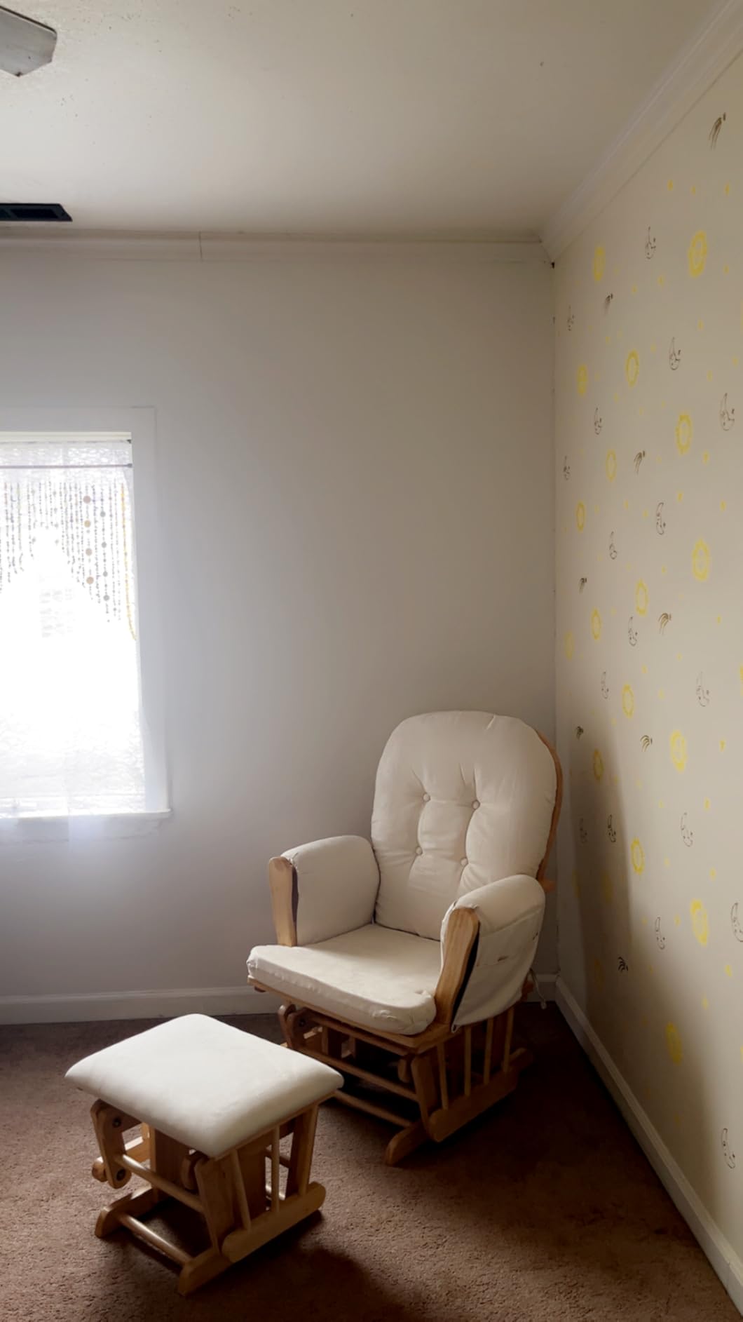 Storkcraft Premium Hoop Glider & Ottoman, Natural/Beige customer photo 2