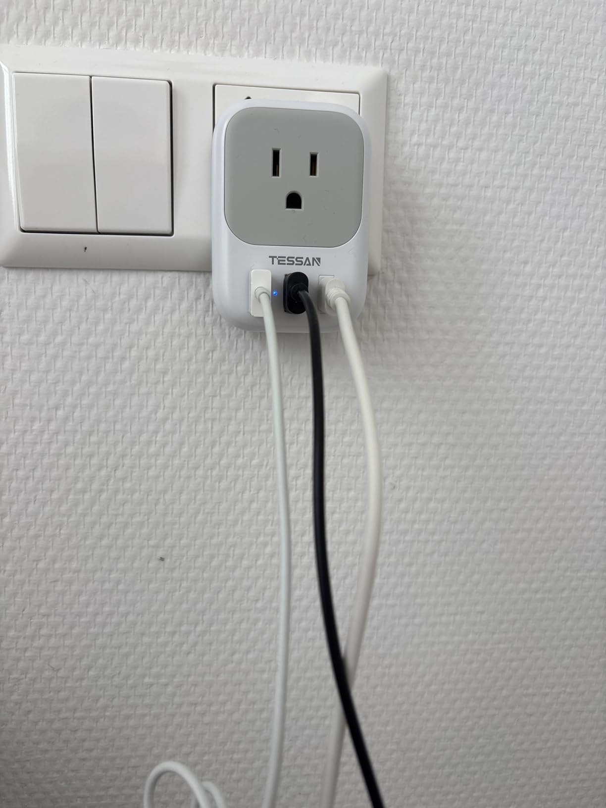 TESSAN European Travel Plug Adapter 2 Pack, Type C Plug customer photo 2