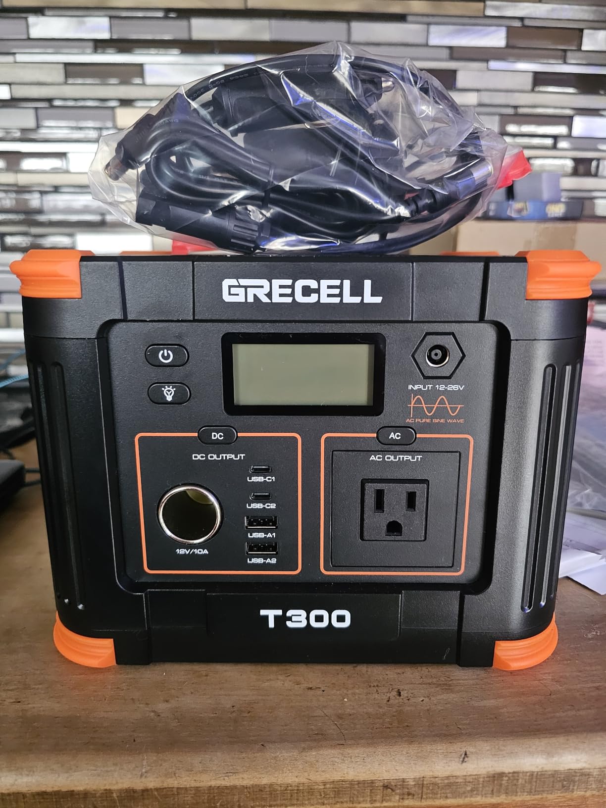 GRECELL Portable Power Station 330W, 230.88Wh Solar Generator, 60W USB-C PD Output, 120V Pure Sine Wave AC Outlet Backup Lithium Battery for Outdoors Camping Travel Home Blackout customer photo 2