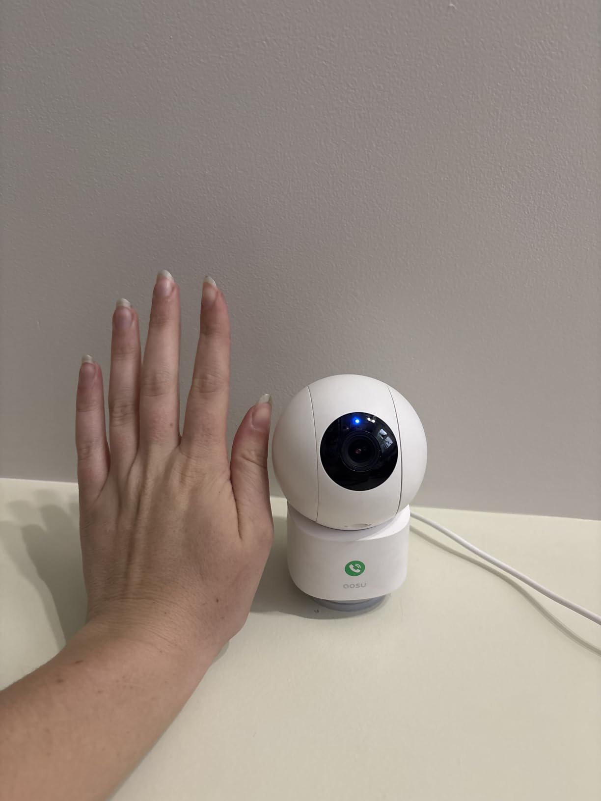 aosu 2K Indoor Camera, Baby Monitor for Home Security, 360° Home View, One-Touch Calls customer photo 1