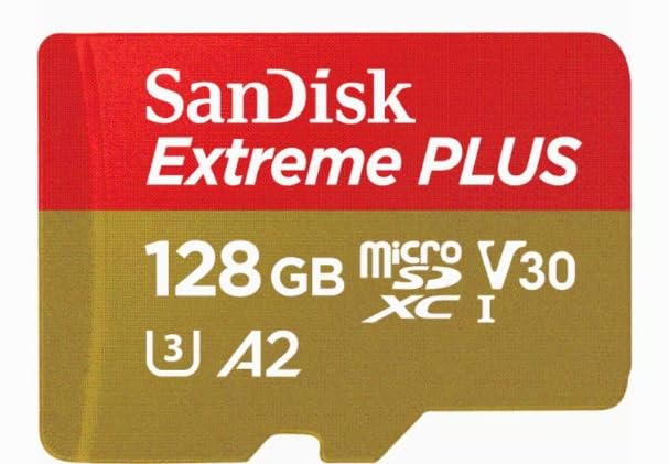SanDisk 256GB Extreme microSD UHS I Card for 4K Video on Smartphones, Action Cams & Drones 190MB/s Read, 130MB/s Write SDSQXAV 256G GN6MN, Red/Gold customer photo 1