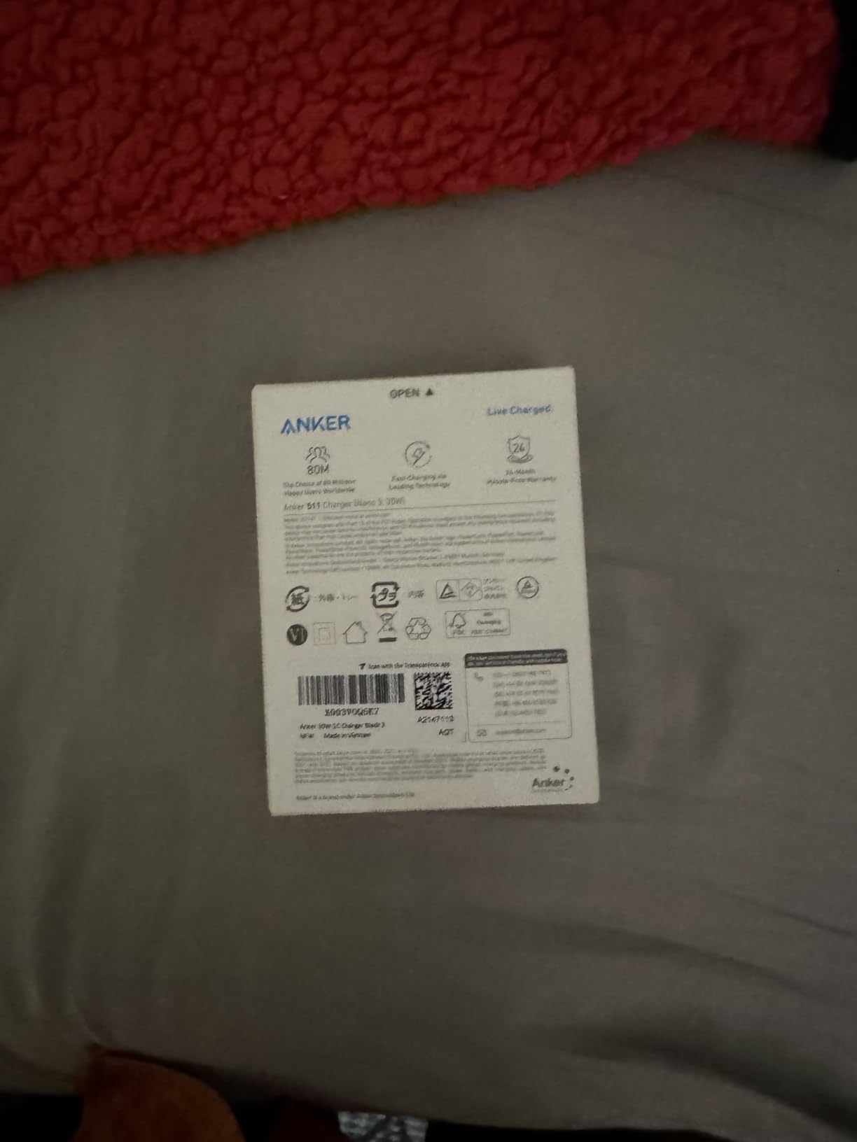 Anker Nano Phone Charger, 30W Portble and Foldable USB C GaN Charger customer photo 2