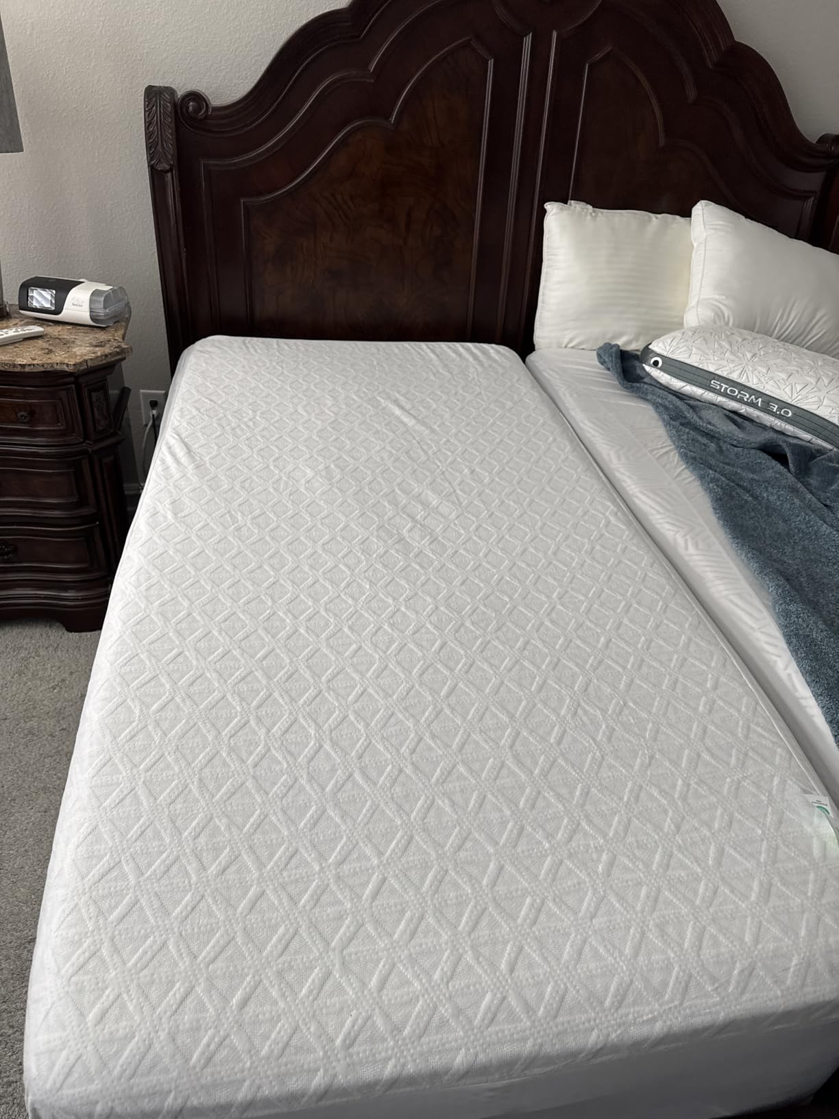 Premium Waterproof Mattress Protector King Size, Noiseless Deep Pocket customer photo 1