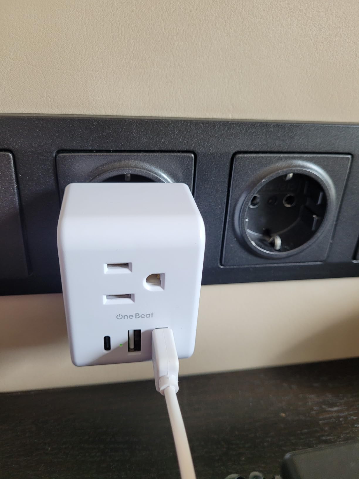 2 Pack European Travel Plug Adapter, Type C Plug Adapter Travel Essentials customer photo 1