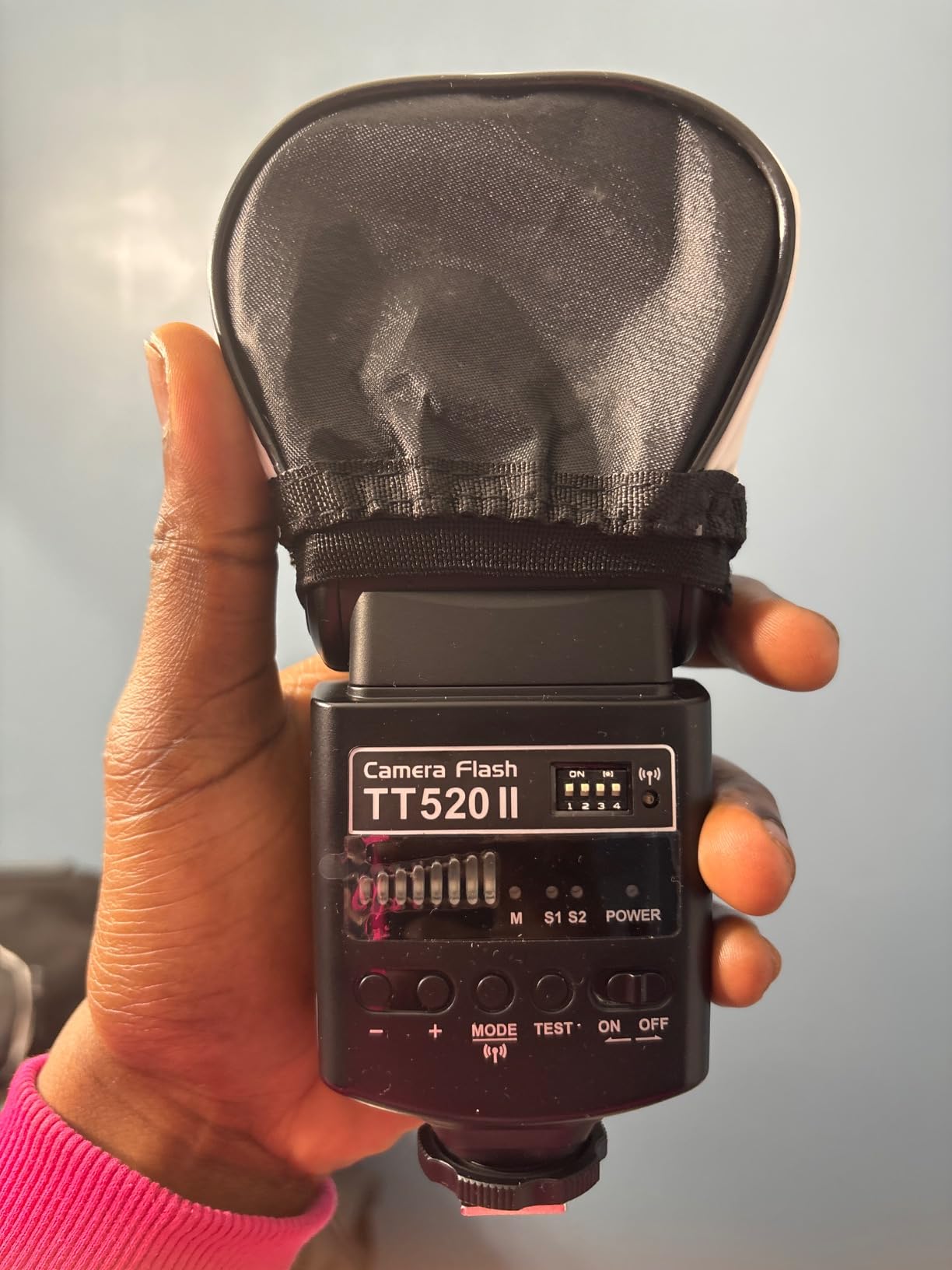 Godox TT520II Universal Hot Shoe Wireless Transmission Flash Speedlite customer photo 2