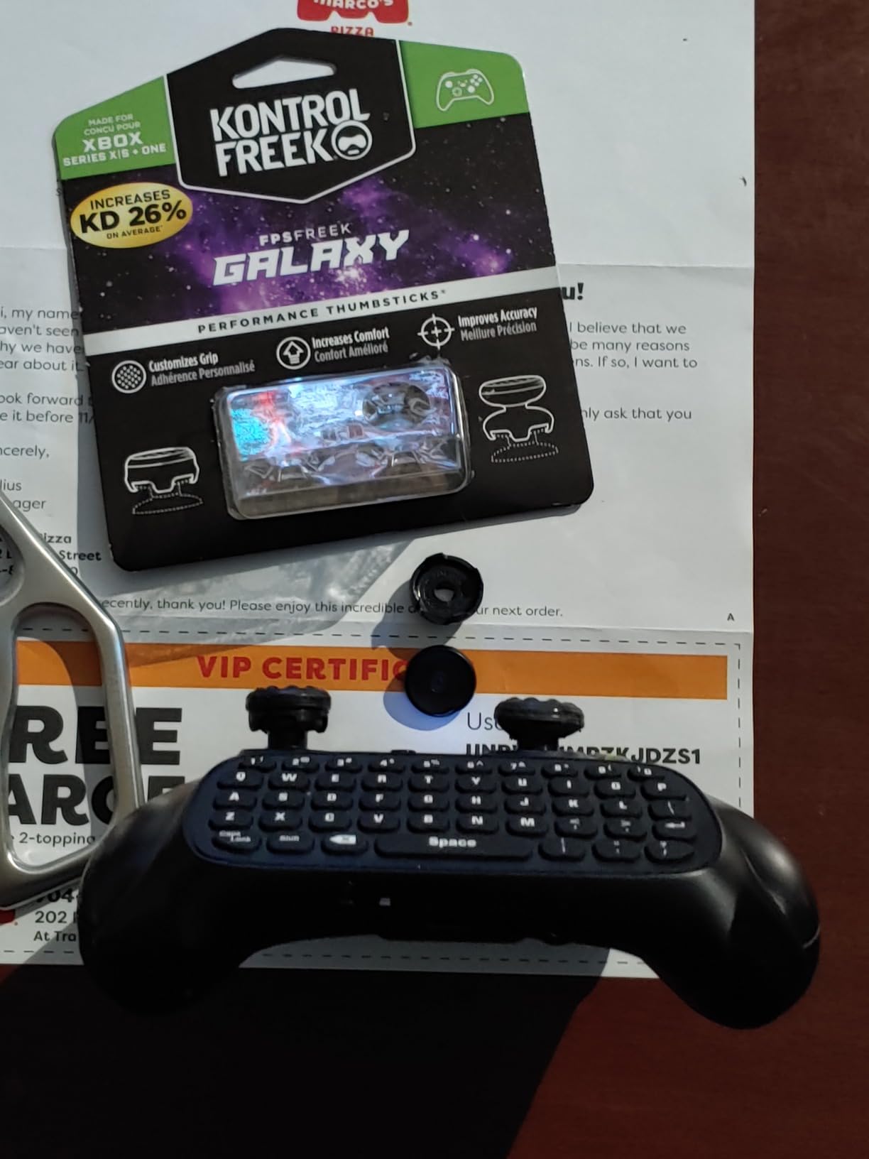 KontrolFreek FPS Freek Galaxy Black for Xbox One and Xbox Series X Controller | 2 Performance Thumbsticks | 1 High-Rise, 1 Mid-Rise | Black (Limited Edition) customer photo 2