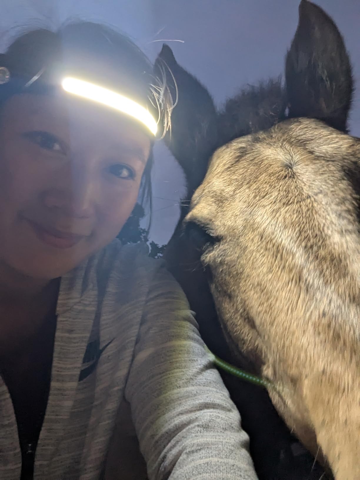 Headlamp Rechargeable, 230° Wide Beam Head Lamp LED with Motion Sensor for Adults - Camping Accessories Gear, Waterproof Head Light Flashlight for Hiking, Running, Repairing, Fishing, Cycling customer photo 2