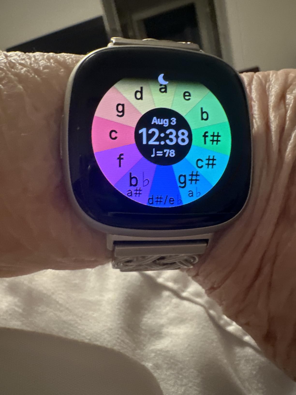 Google Fitbit Versa 4 Fitness Smartwatch - Pink Sand/Copper Rose customer photo 1