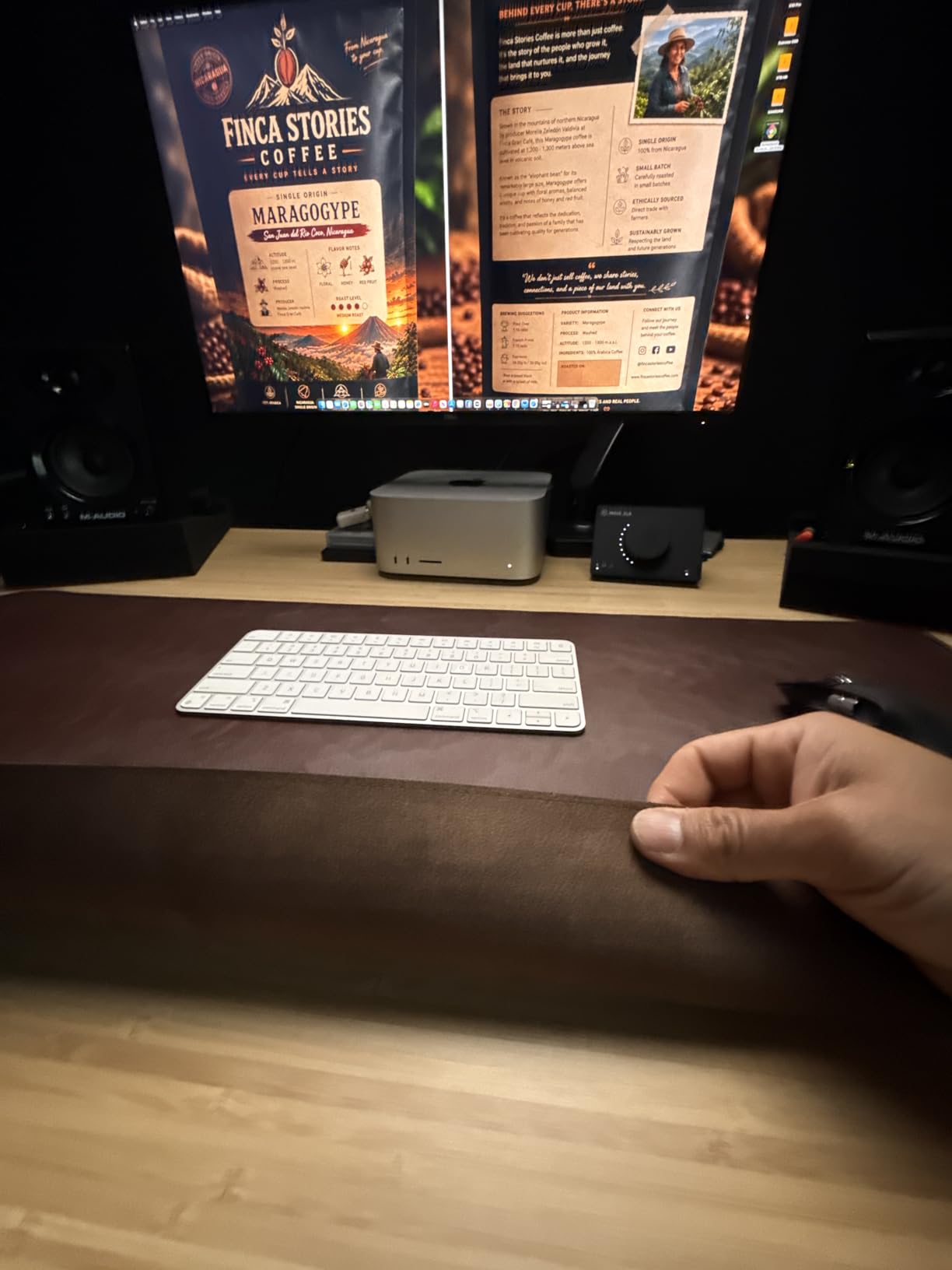 Cossini XL Desk Pad - Large Vegan Leather Desk Mat (17 x 36) - Buttery Smooth Writing, Damage Blocking, Non-Slip, Waterproof - Home Office Computer Desk Protector Blotter Laptop Keyboard Mouse Pad customer photo 2