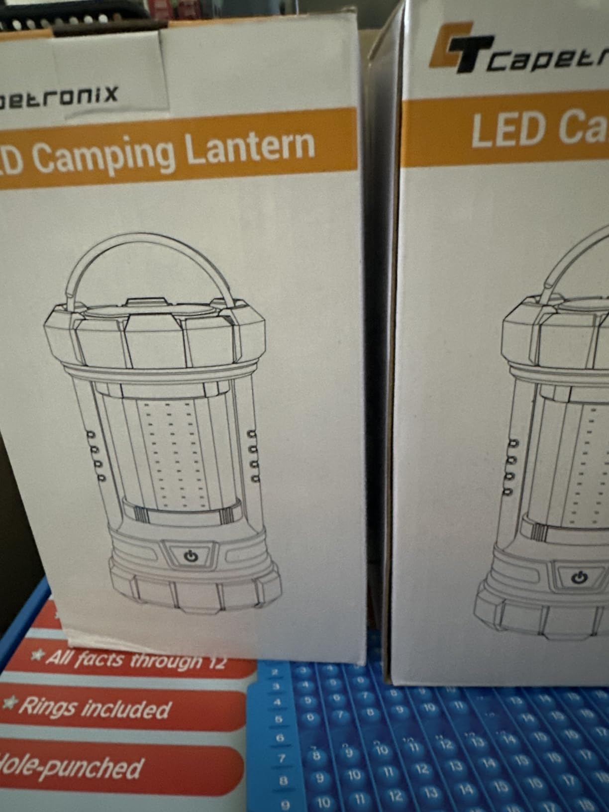 Camping Lantern, 3200LM LED Lanterns for Power Outages, 4600mAh Phone Charger & Rechargeable Lantern, 5 Light Modes Camping Lights & Lanterns for Hurricane/Emergency, CT CAPETRONIX Camping Accessories customer photo 2