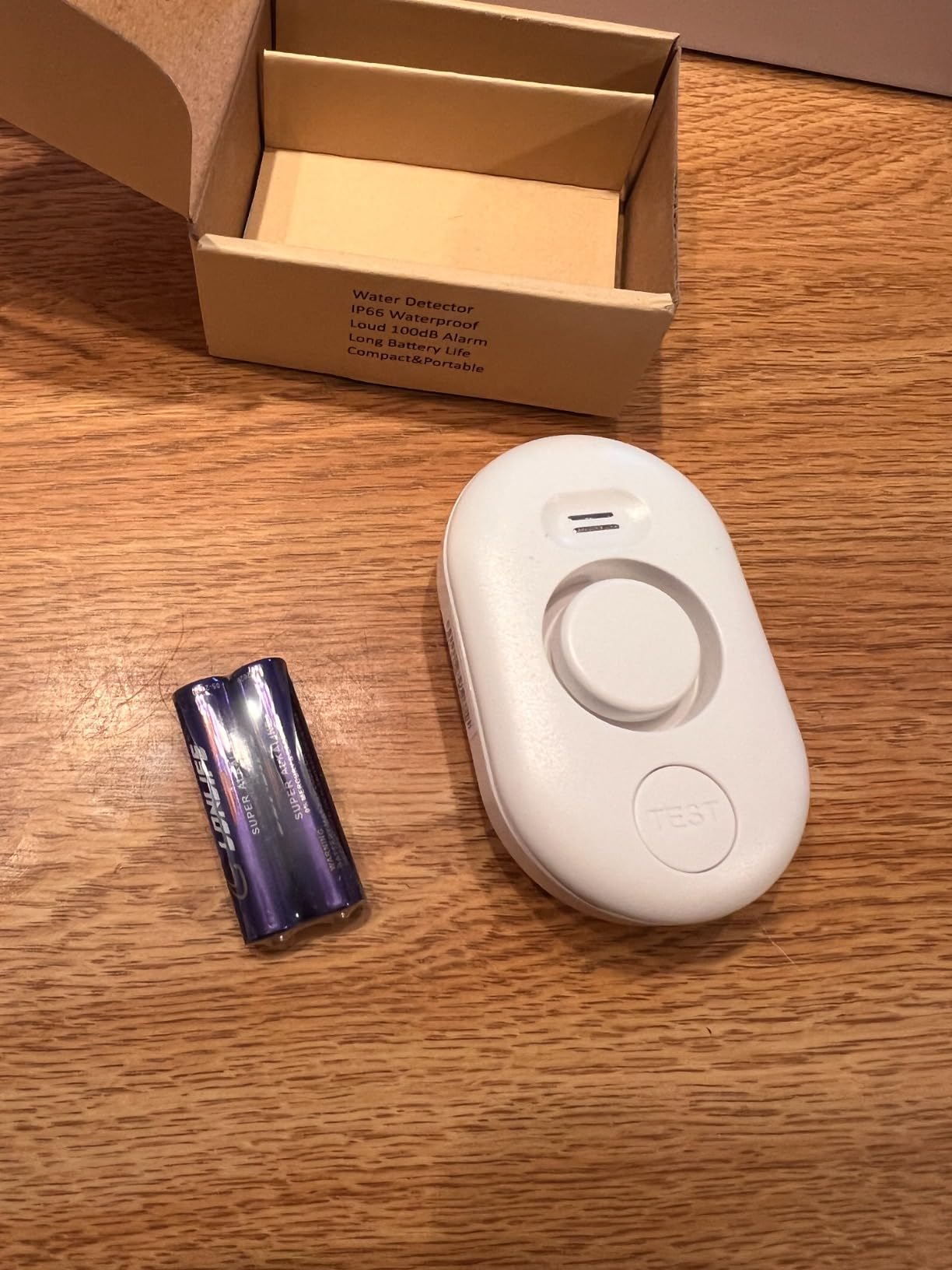 Water Leak Detector Sensor Alarm: Home Water Flooding Monitor Smart Sink Overflow Monitoring Adjustable Wet Moisture Alert Pipe Leakage Drip Detection Warning for Basement Floor customer photo 2