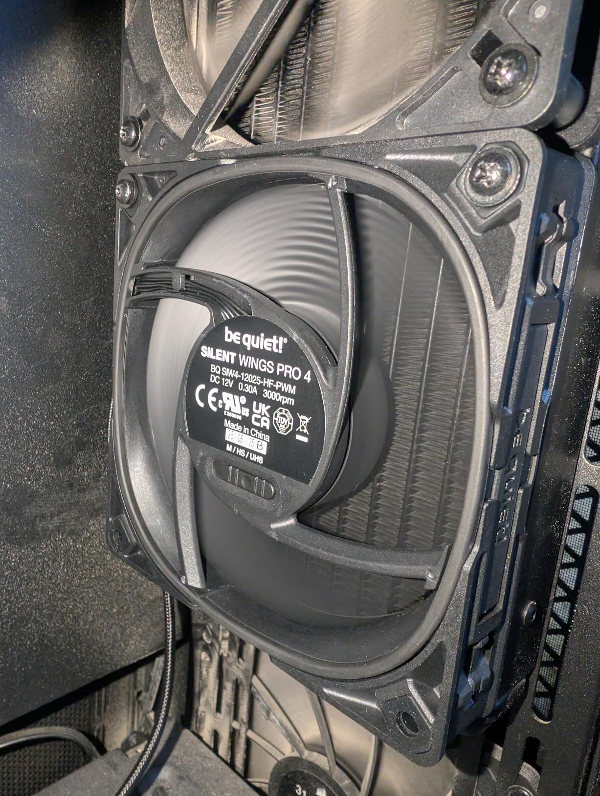 be quiet! Silent Wings Pro 4 120mm PWM High-Speed Gaming PC Case Fan, Black customer photo 2