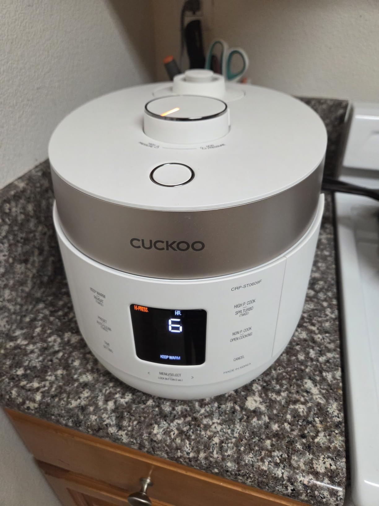 CUCKOO Twin Pressure Rice Cooker, 20-Cup Cooked, Gray, CRP-ST1009FG customer photo 1