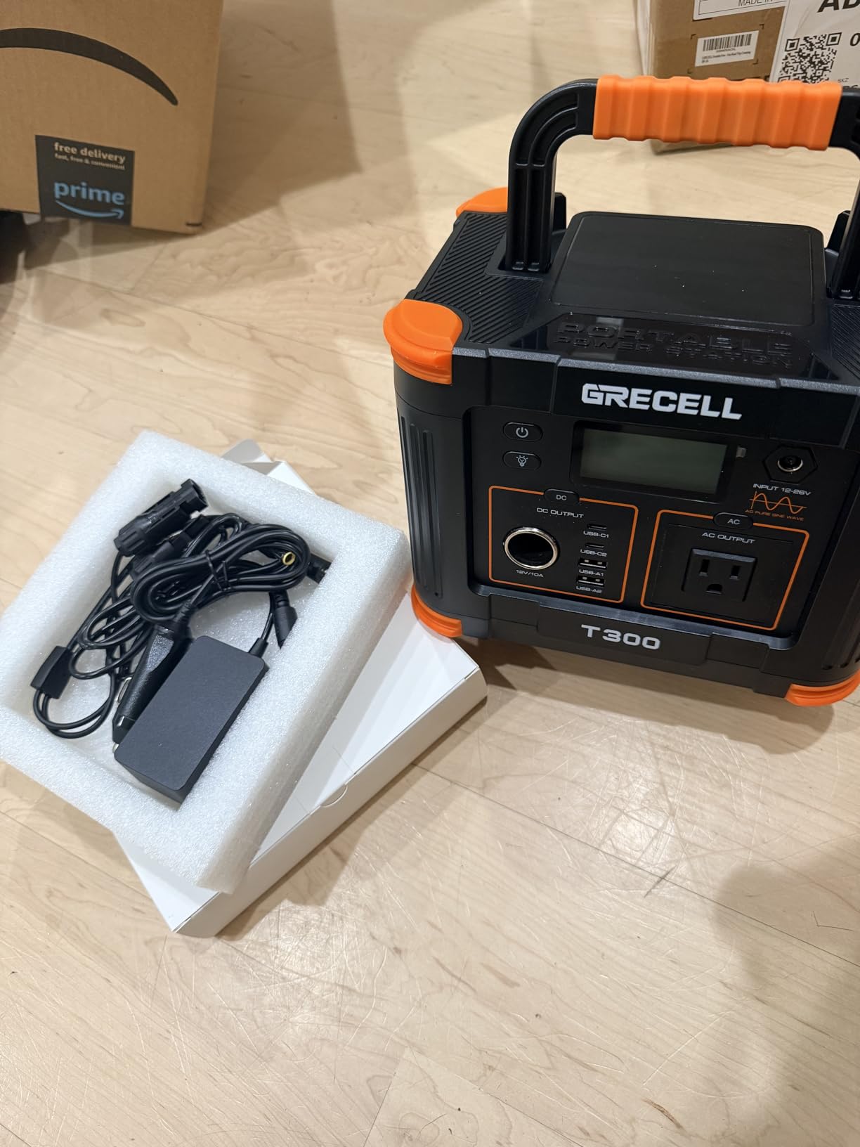 Portable Power Station 500W, 519.48Wh/140400mAh Solar Generator Backup | Lithium Battery Pack Power Supply with 2 AC Outlets, PD 60W USB-C Power Bank for Outdoor RV Camping, Home Outage, Emergency customer photo 1