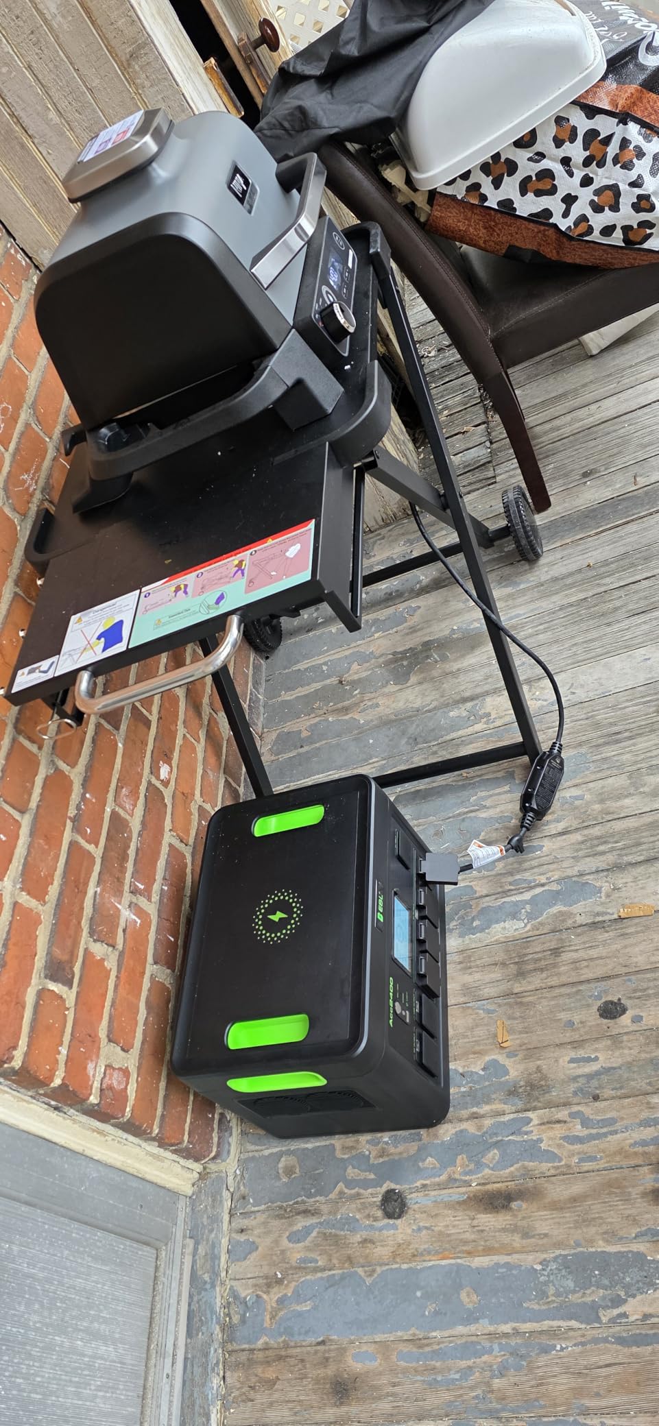 Portable Power Station 500W, 519.48Wh/140400mAh Solar Generator Backup | Lithium Battery Pack Power Supply with 2 AC Outlets, PD 60W USB-C Power Bank for Outdoor RV Camping, Home Outage, Emergency customer photo 2