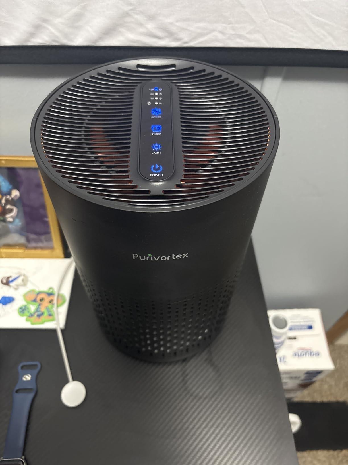 Purivortex Air Purifiers for Bedroom, Covers Up to 880 Sq Ft, PX500 Black customer photo 1