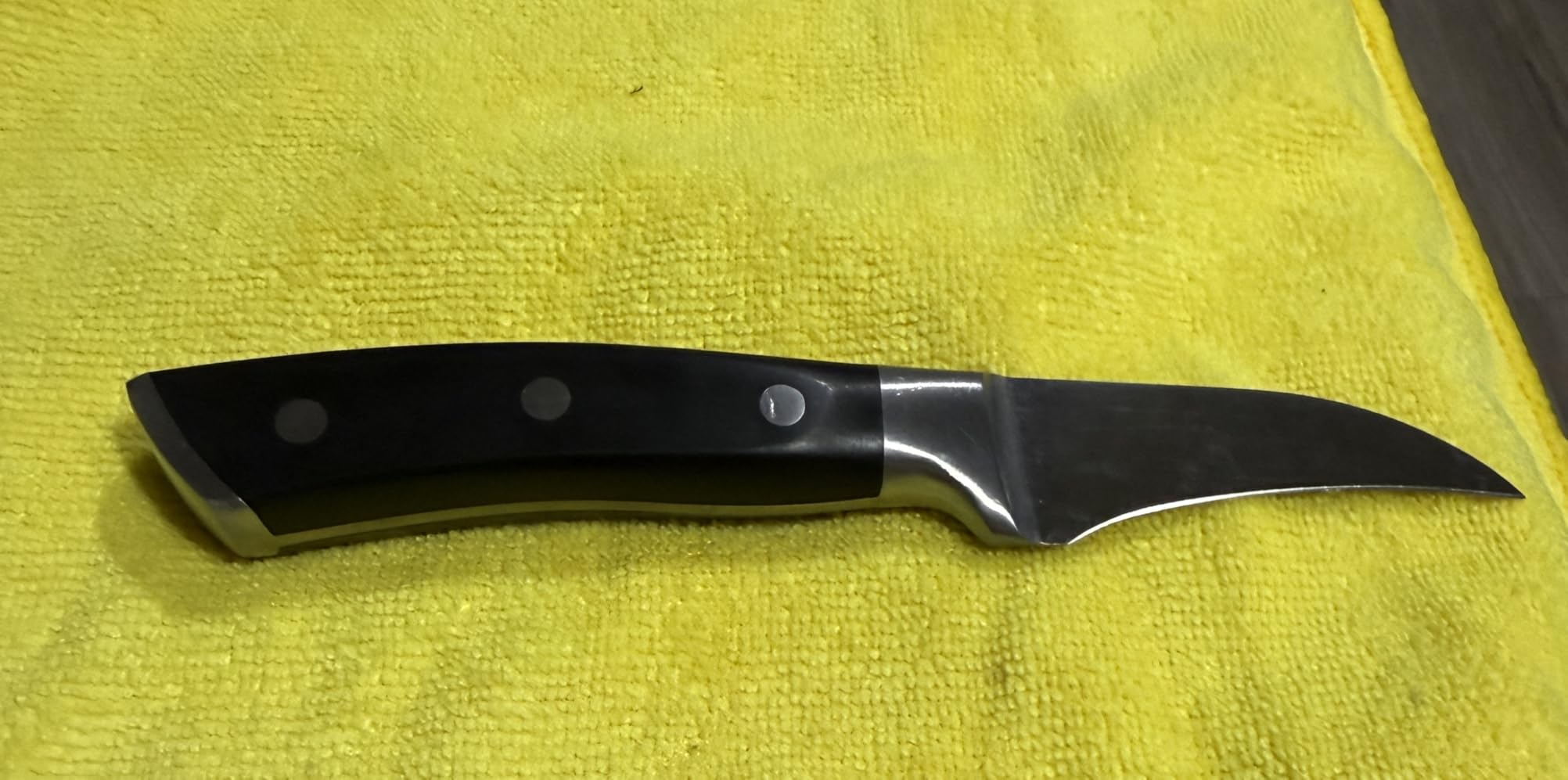 OAKSWARE Bird Beak Paring Knife, 2.75 Inch Razor-Sharp Pro Tourné Knife customer photo 2