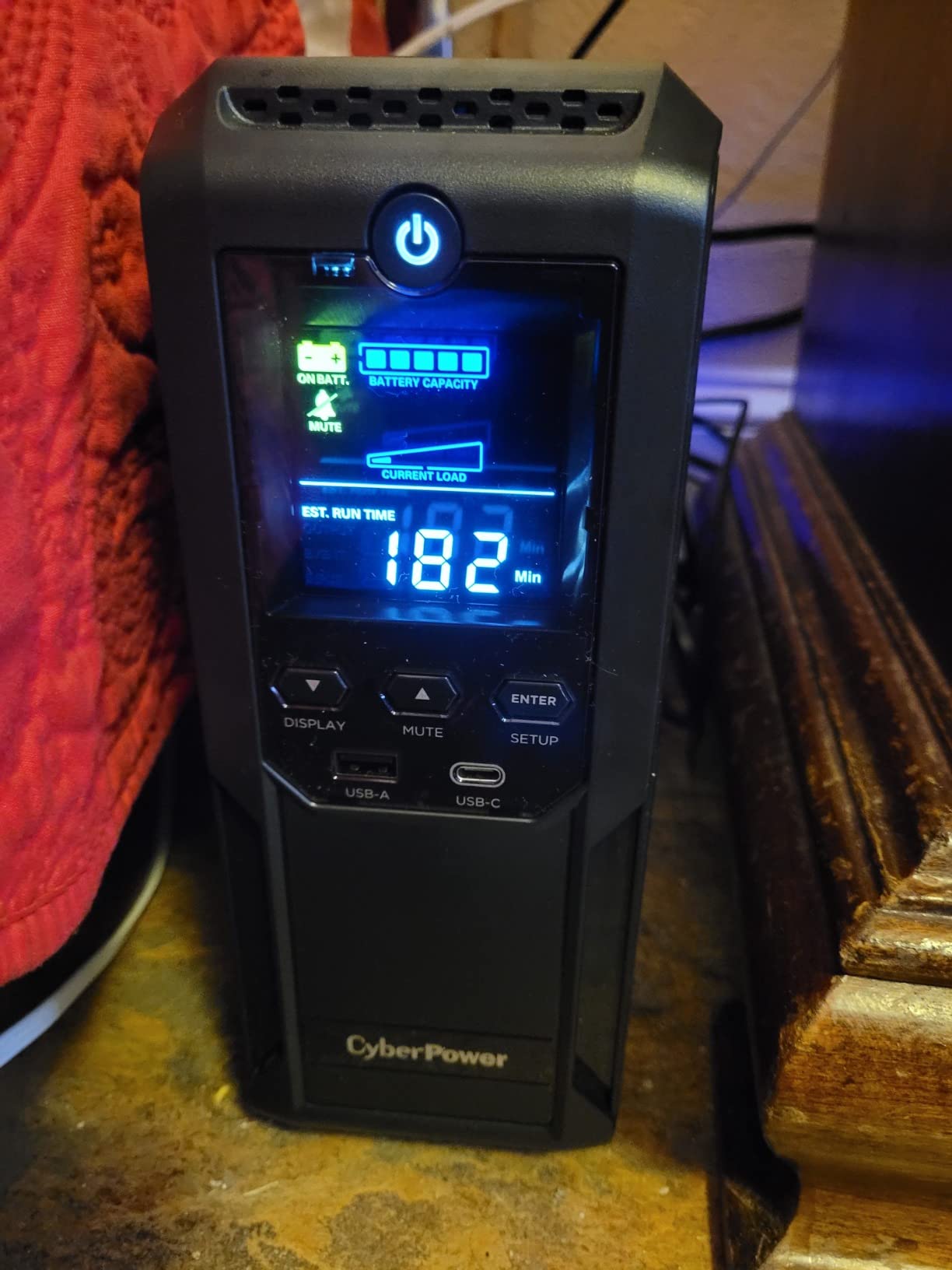 CyberPower CP1500AVRLCD3 Intelligent LCD UPS Battery Backup customer photo 2