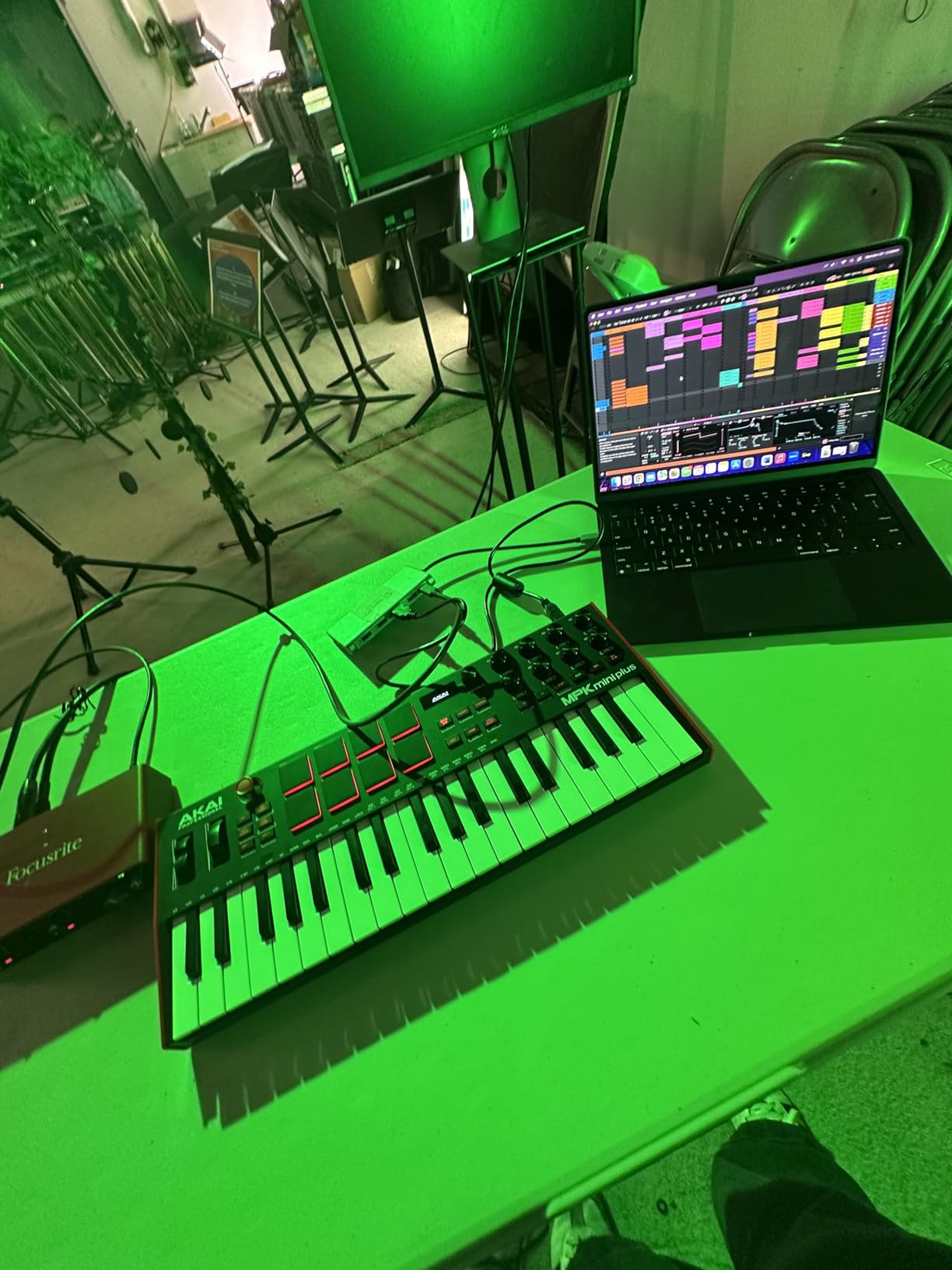 Akai Professional MPK Mini Plus 37-Key USB MIDI Keyboard Controller | Velocity-Sensitive Mini Keys, 8 MPC Pads, 64 Step Sequencer, MIDI/CV/Gate I/O, Software Suite Included, for Beat Makers customer photo 1