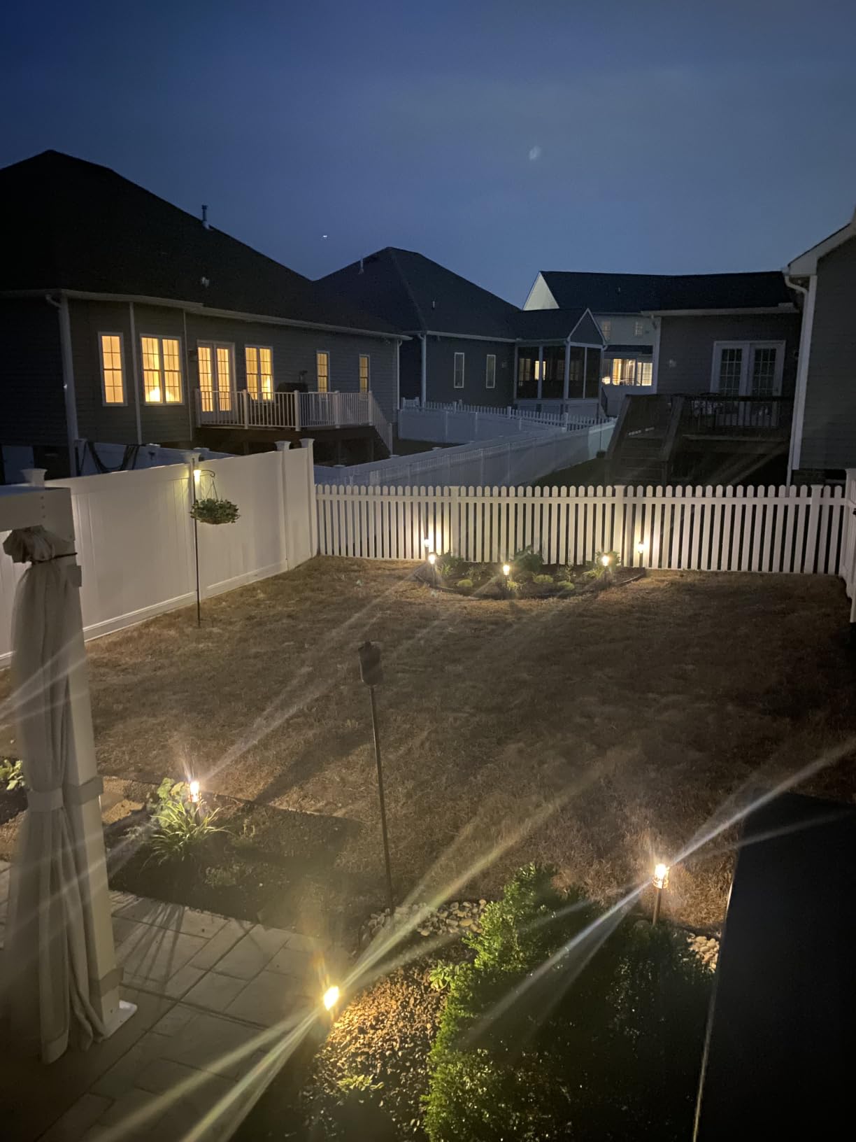 Mancra Solar Pathway Lights, 8 Pack LED Solar Lights Outdoor Waterproof, Glass Metal Garden Lighting for Yard Path Landscape Lawn Walkway Driveway, 3000K customer photo 2