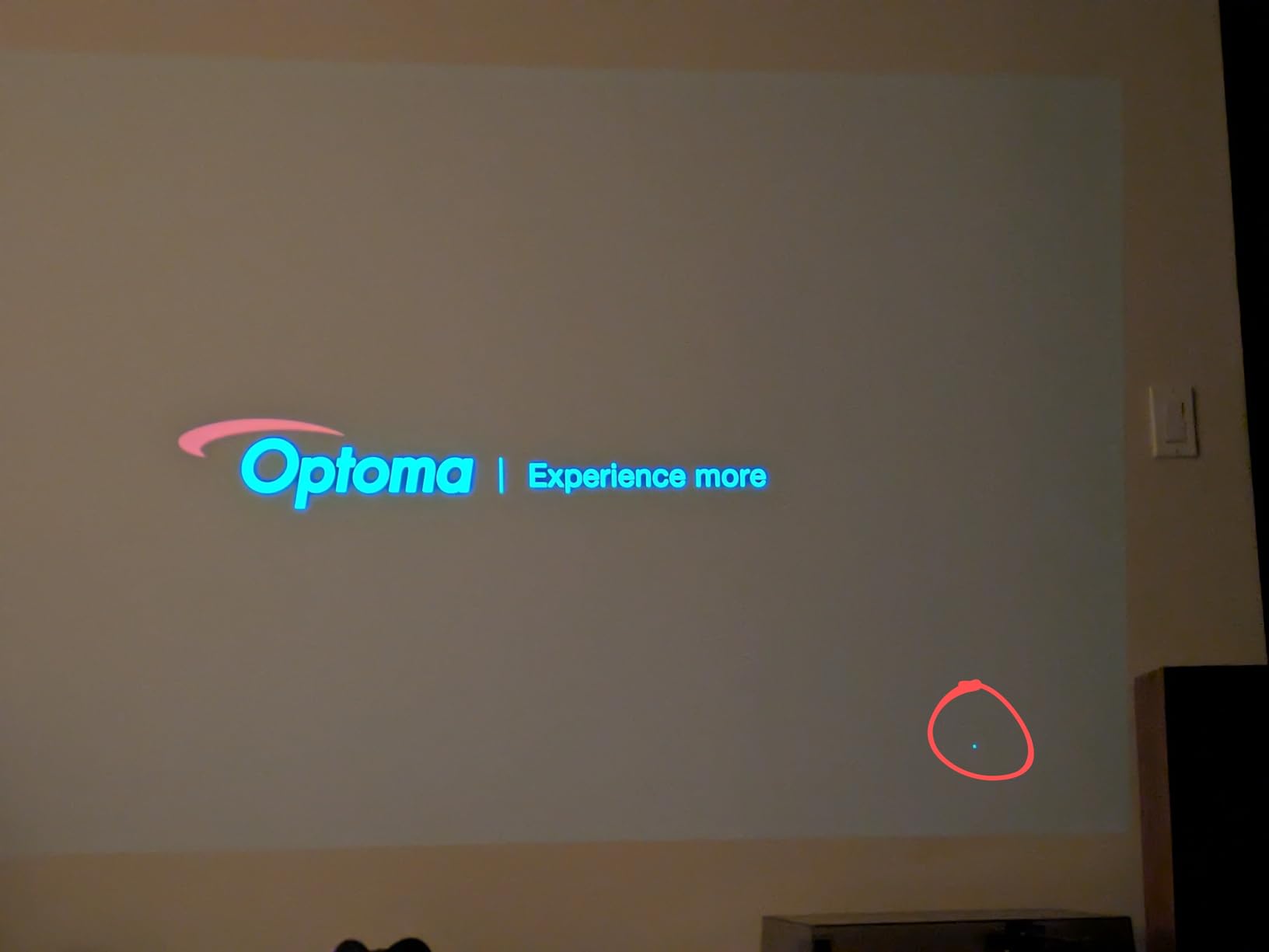 Optoma UHD38x Bright, True 4K UHD Gaming Projector | 4000 Lumens | 4.2ms Response Time at 1080p with Enhanced Gaming Mode | Lowest Input Lag on 4K Projector | 240Hz Refresh Rate | HDR10 & HLG, White customer photo 2