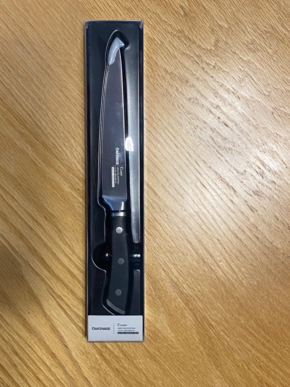 OAKSWARE 5.5 Inch Kitchen Utility Knife, German High Carbon Stainless Steel customer photo 2