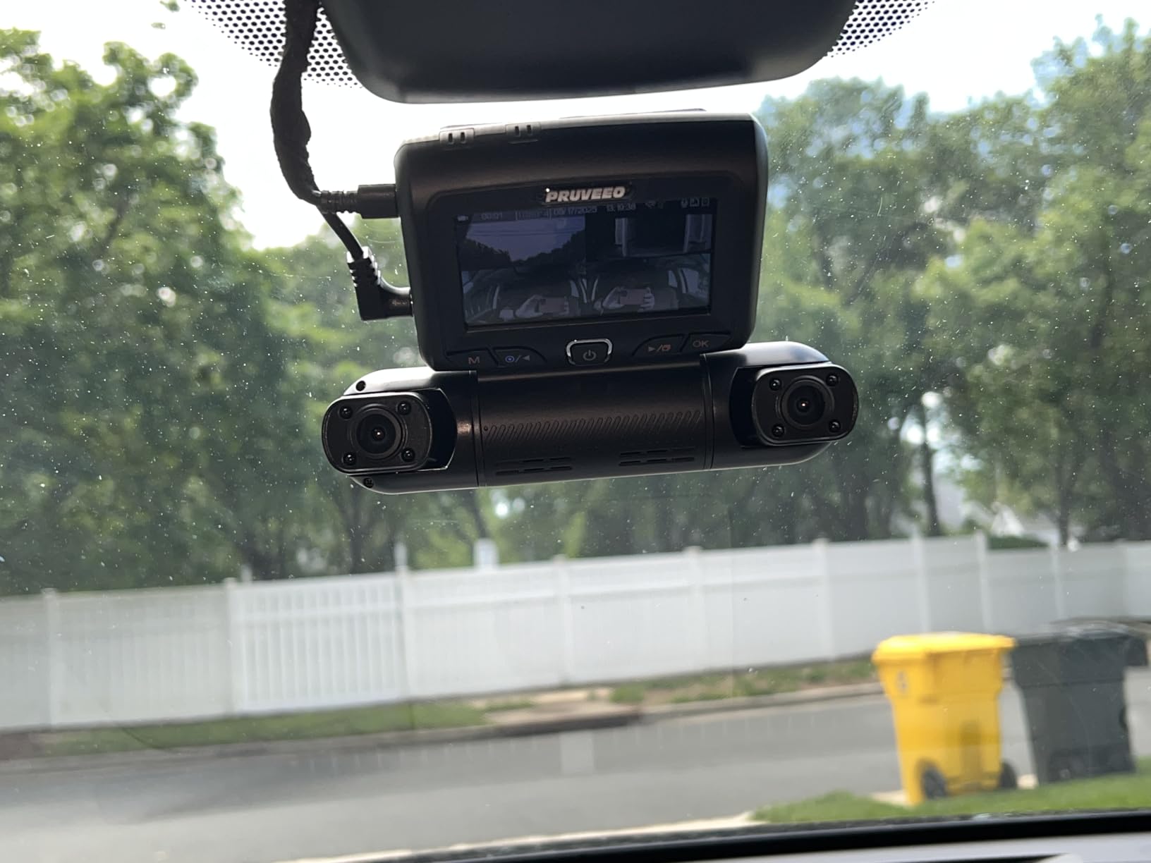 PRUVEEO 360° 4 Channel Dash Cam Front and Rear Inside Left Right, Dash Camera for Cars, Built-in GPS WiFi Night Vision, 24/7 Recording Parking Mode Monitor, 128G Card Included customer photo 2