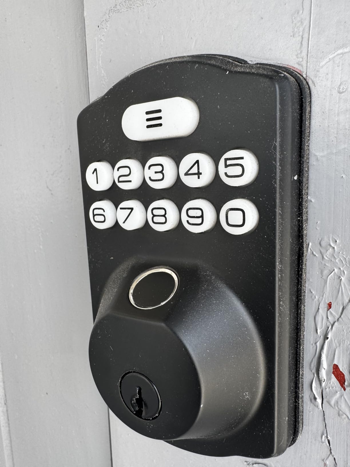 Veise KS02A Fingerprint Door Lock, Keypad Deadbolt, Matte Black | Keyless Entry, AI Fingerprint, 20 Codes, Auto Lock, Anti-Peeping Code, IP54 Waterproof, Electronic Deadbolt for Front Door customer photo 1