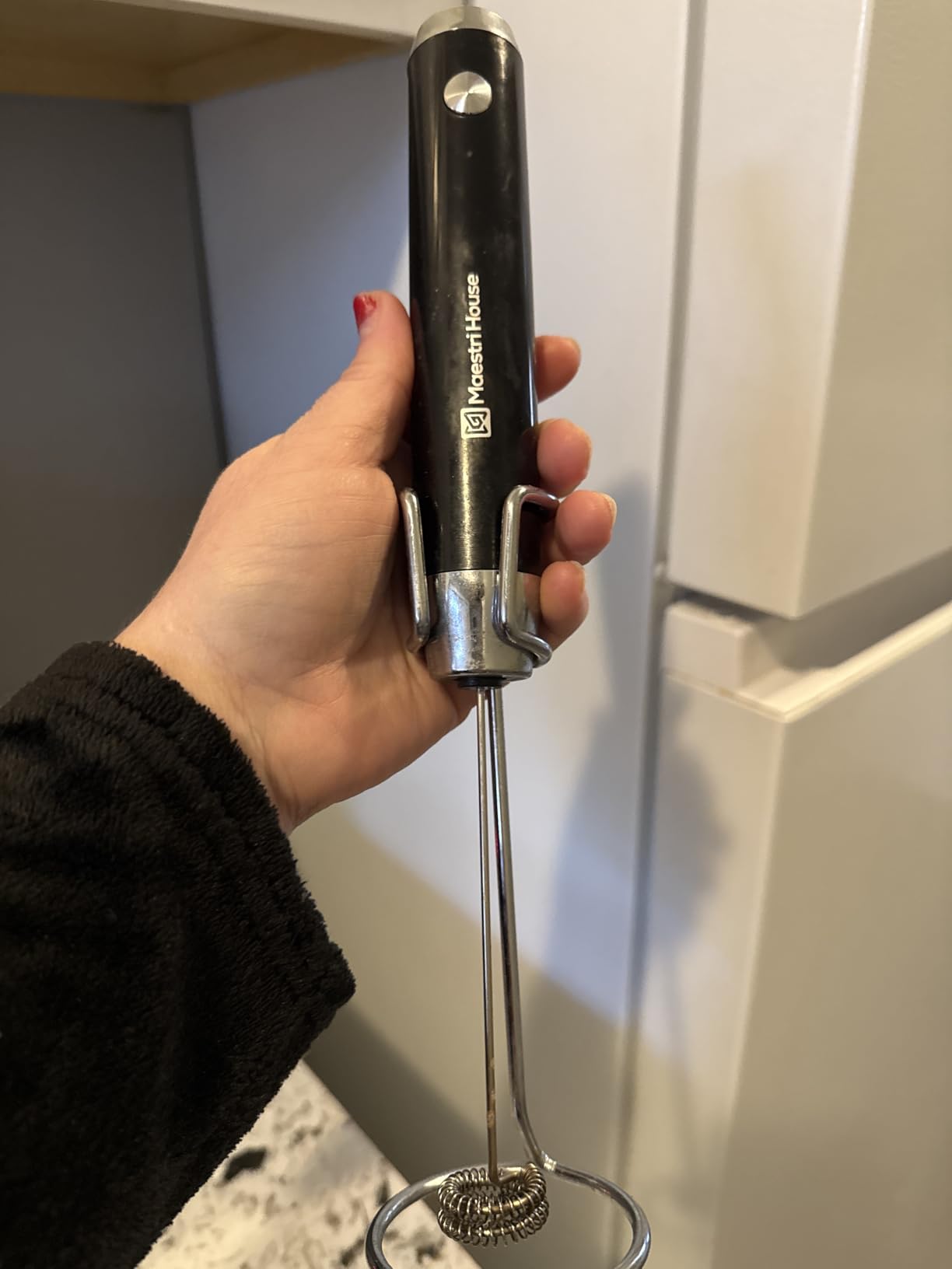 Maestri House LunaFro Rechargeable Milk Frother, Stand & 2 Detachable Whisk customer photo 2