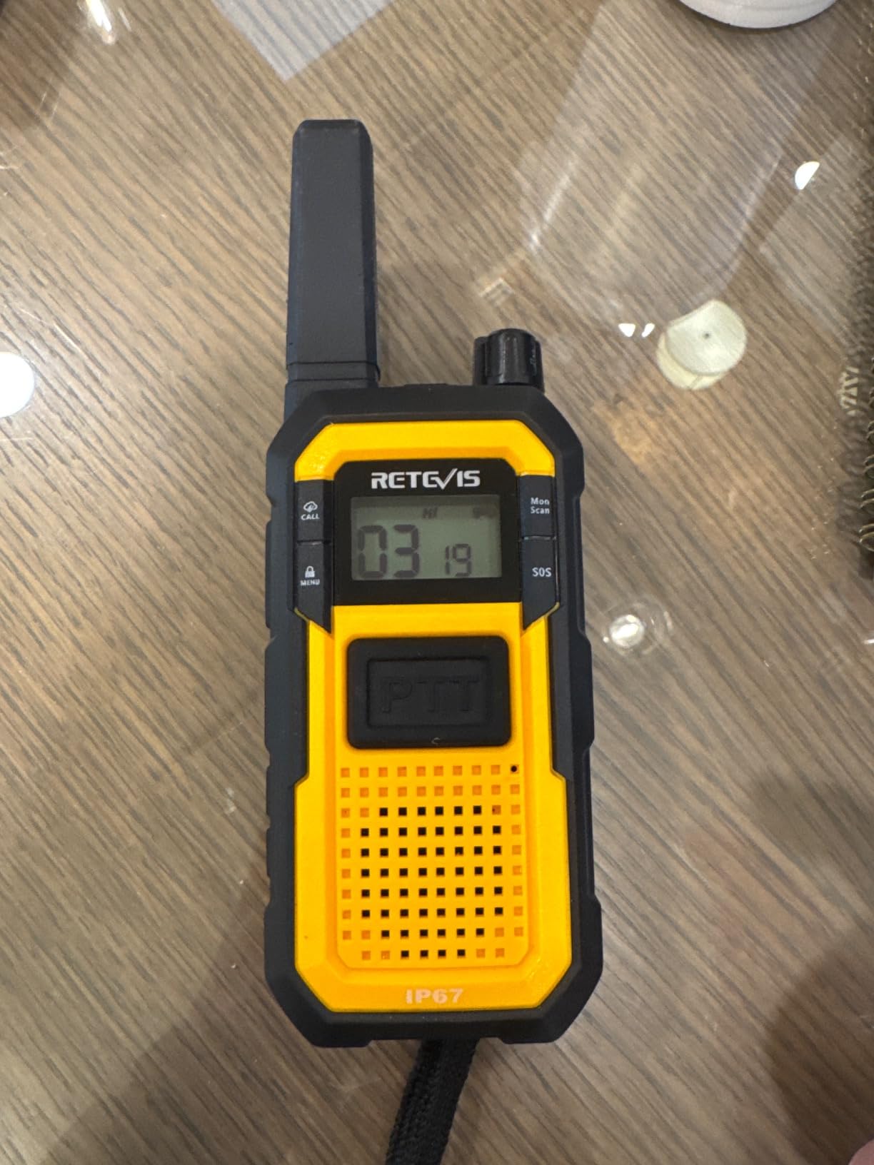 Retevis RB48 Military-Standard & IP67 Waterproof Walkie Talkies Long Range | Heavy Duty FRS Two Way Radio for Construction, Large Front PTT & Dual PTT, Vibration Alert, NOAA, Floating, SOS (4 Pack) customer photo 1