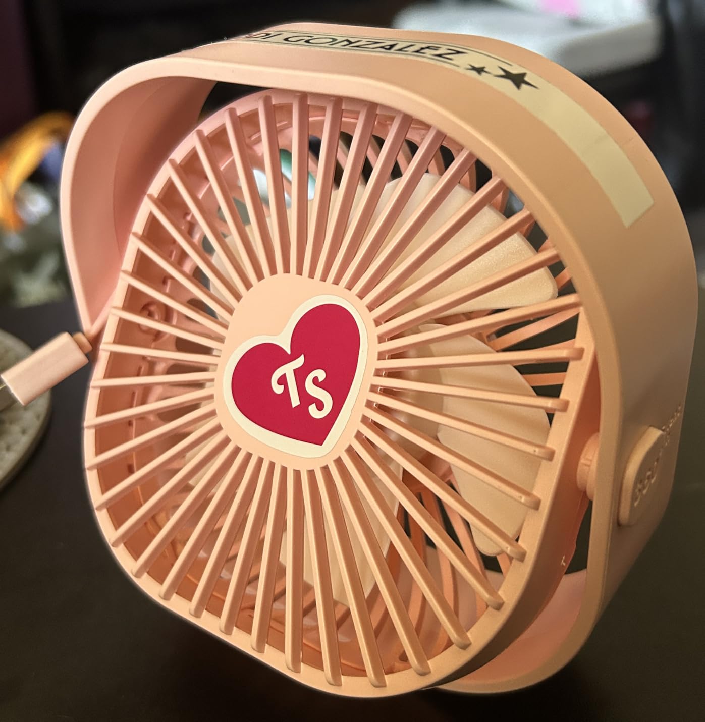 RJVW 4 Inch Small USB Desk Fan, 3-Speed & 360°Rotatable Cooling Fan customer photo 1