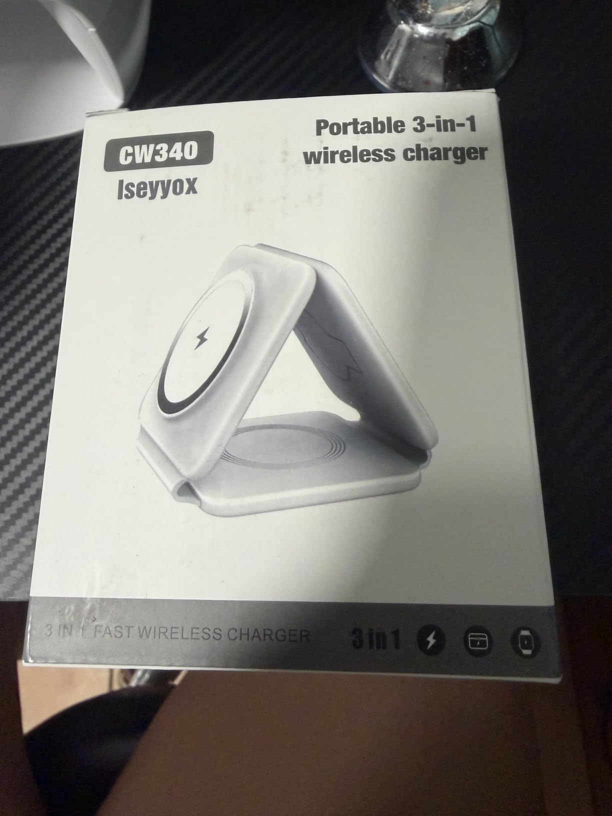 Charging Station for Apple Multiple Devices - 3 in 1 Foldable Magnetic Wireless Charger Dock - Travel Charging Pad for iPhone 17 16 15 14 13 12 Pro Max Plus Watch & Airpods customer photo 1