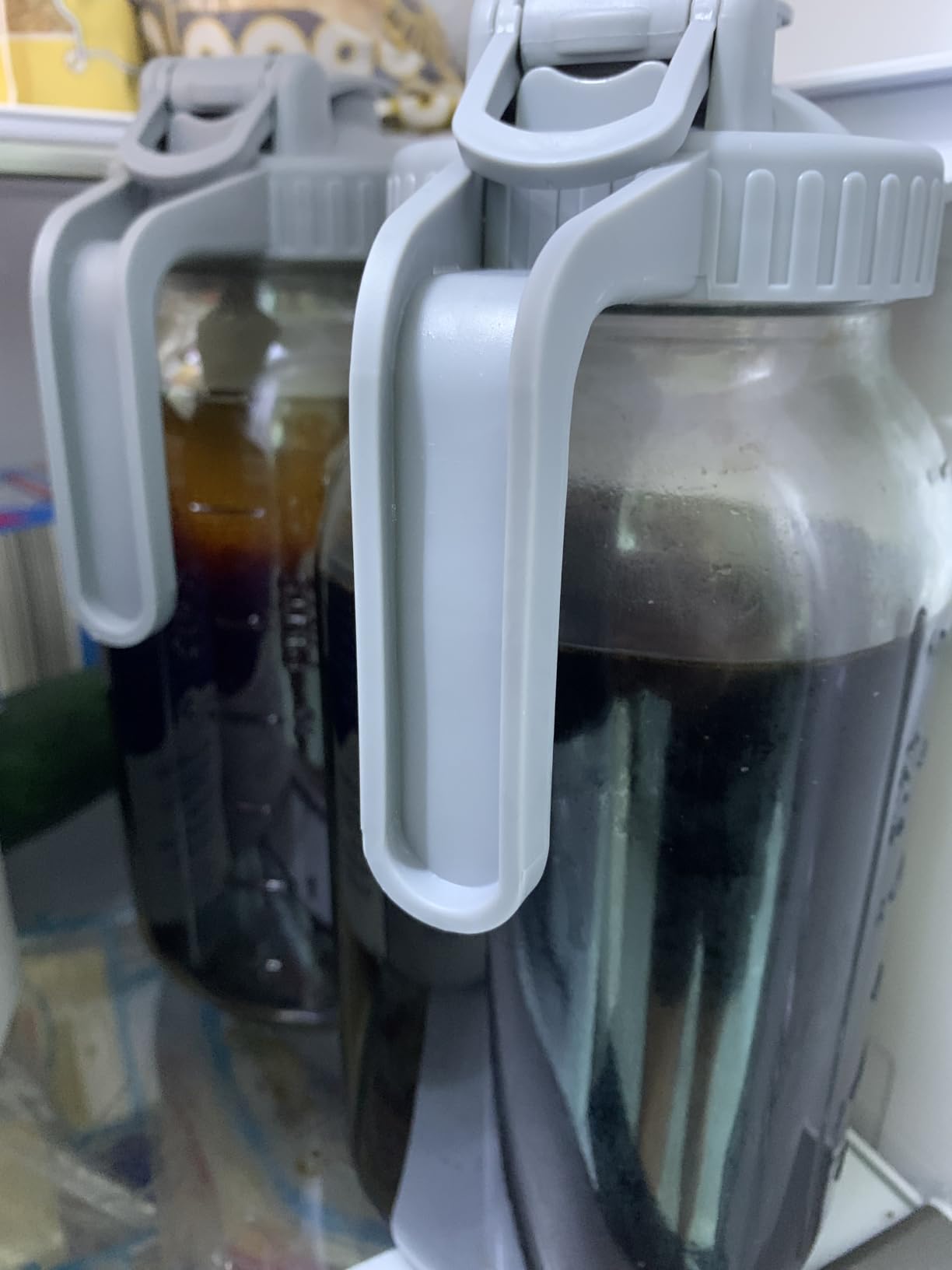 JunVpic Cold Brew Coffee Maker, 32 oz Glass Mason Jar Pitcher customer photo 1
