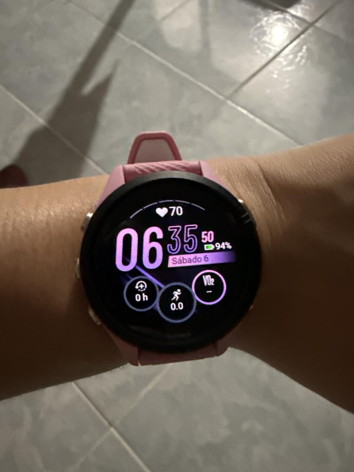 Garmin Forerunner 265, Running Smartwatch, 46mm, Black/Powder Gray | Advanced Training Metrics & Recovery Insights, Music On Your Wrist, Garmin Coach, Daily Suggested Workouts customer photo 2