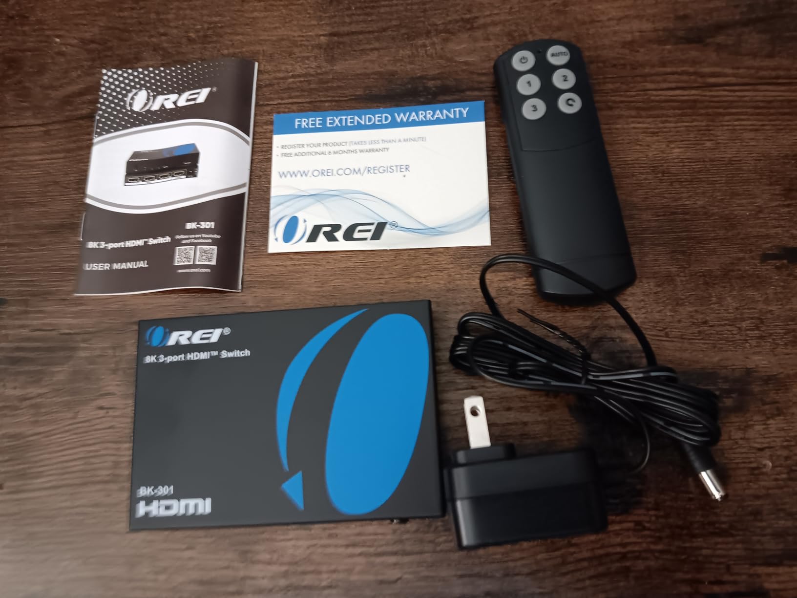 OREI 8K 4-Port HDMI 2.1 Switch, 8K@60Hz,4-in 1-Out 4K@120Hz, Auto Switch customer photo 2