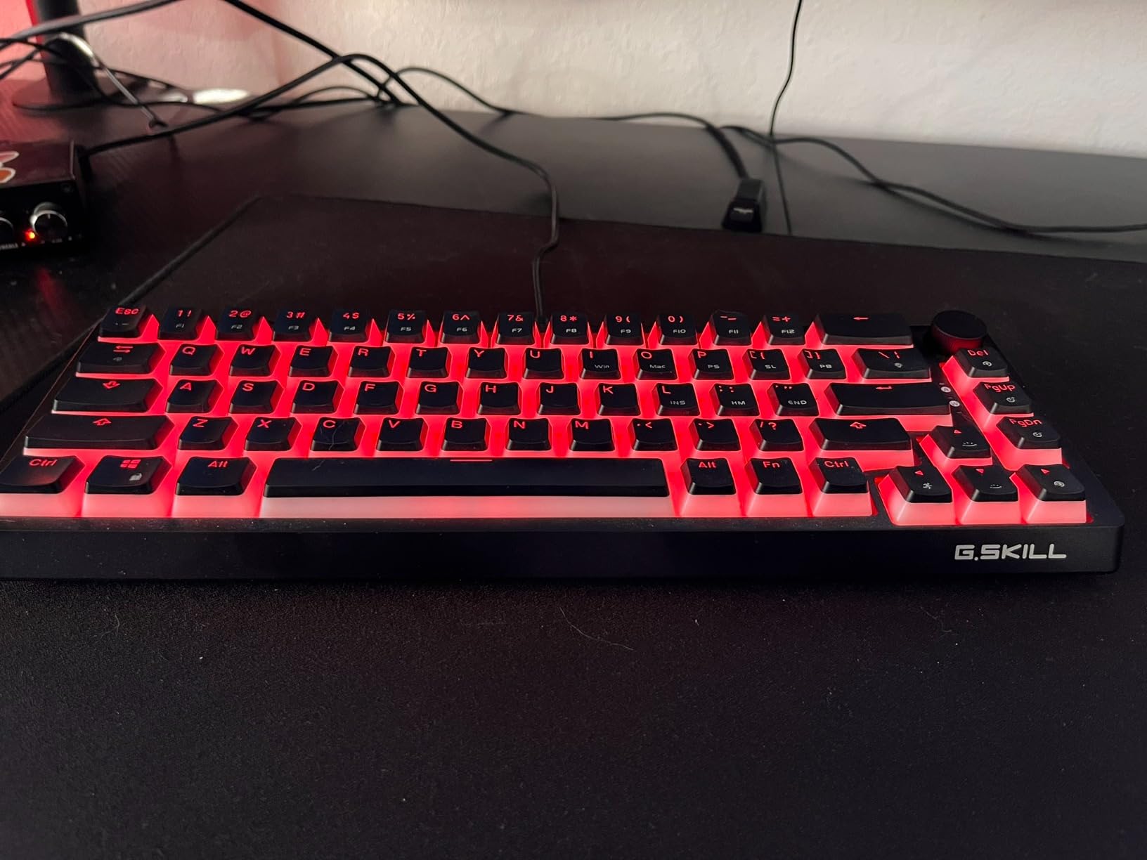 G.SKILL KM250 RGB 65% (67-Key) Mechanical Keyboard, PBT Dual Injection Keycap (Black) customer photo 2