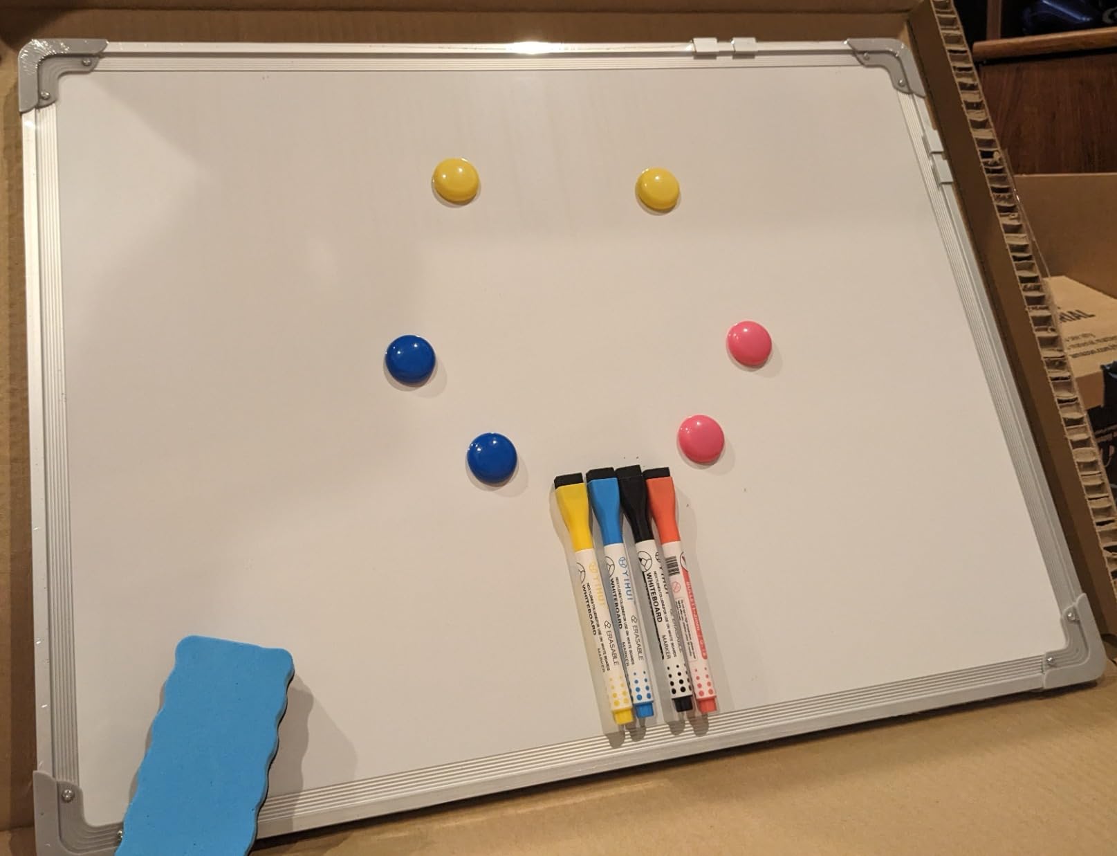 Double-Sided Magnetic Small White Board, 16