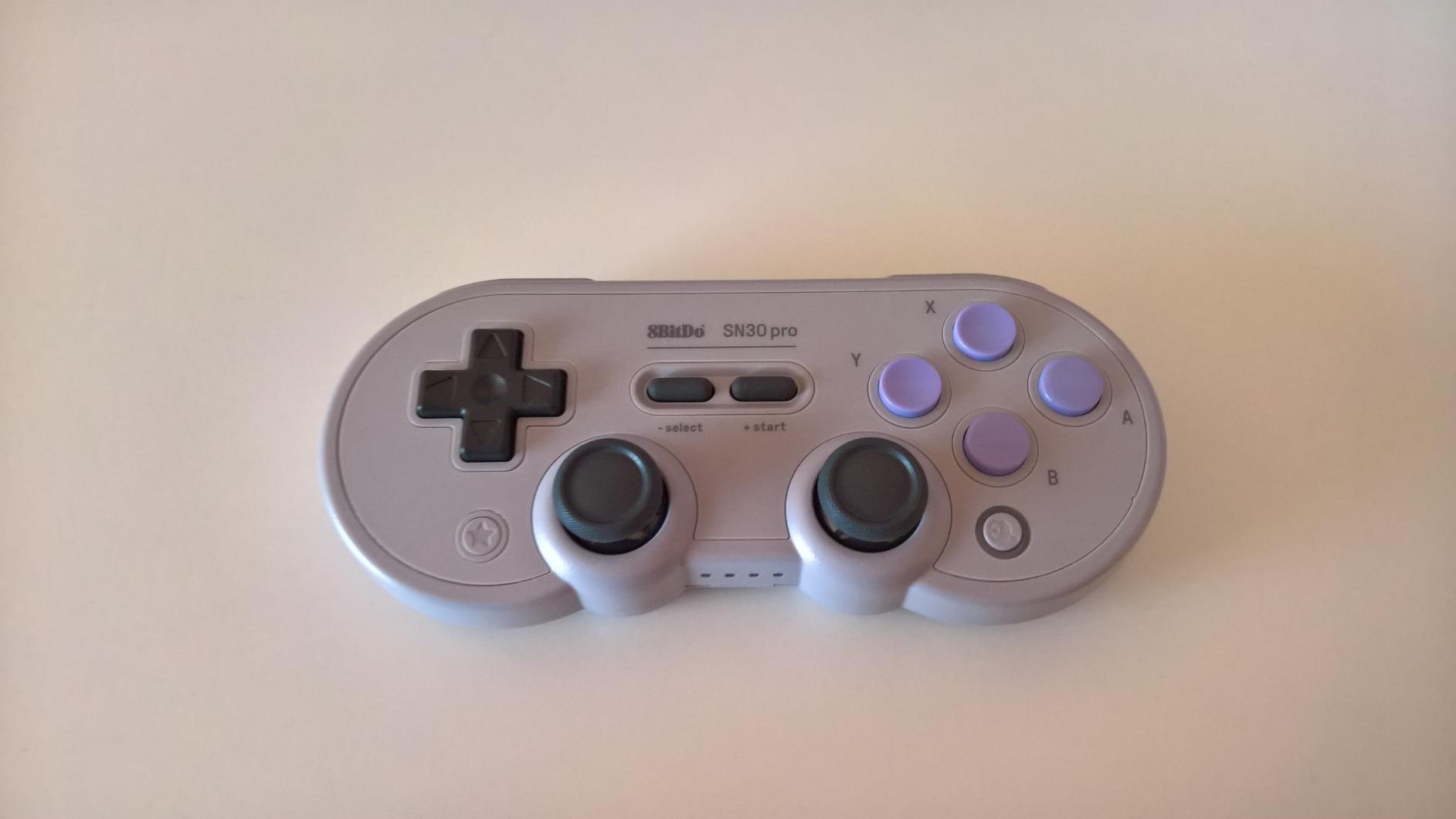 8Bitdo SN30 Pro Bluetooth Controller, Hall Effect Joystick (Crystal Purple) customer photo 1