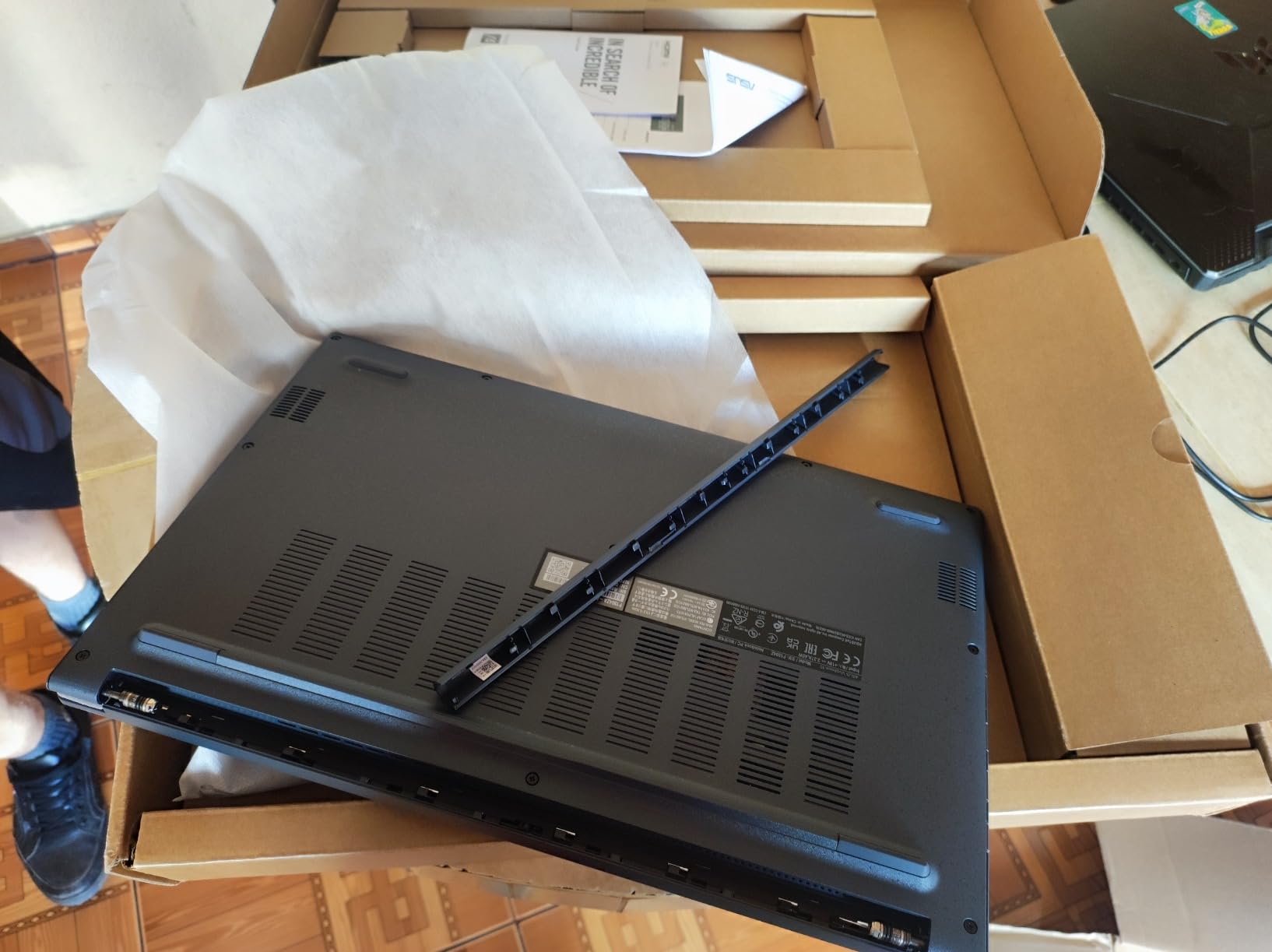 ASUS Vivobook 15 Laptop, 15.6†FHD (1920 x 1080) Display, Intel Core i3-1215U CPU, Intel UHD Graphics, 8GB RAM, 128GB SSD, Windows 11 Home in S Mode, Quiet Blue, F1504ZA-AS34 customer photo 1