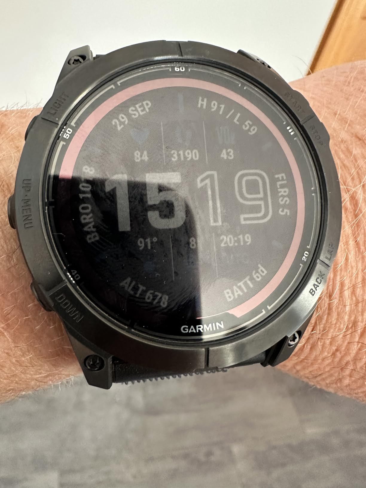 Garmin fēnix 7X Pro Sapphire Solar, Multisport GPS Smartwatch, Built-in Flashlight, Solar Charging Capability, Black customer photo 1