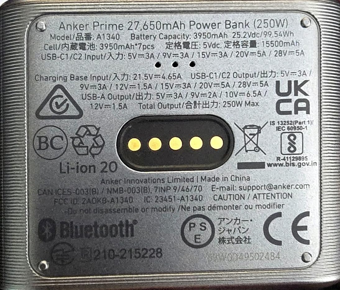 Anker Prime Power Bank, 27,650mAh 3-Port 250W Portable Charger for Travel, TSA-Approved, Smart App, for MacBook Pro/Air, iPhone 16/15/14 Series, Samsung, Laptops, and More customer photo 1