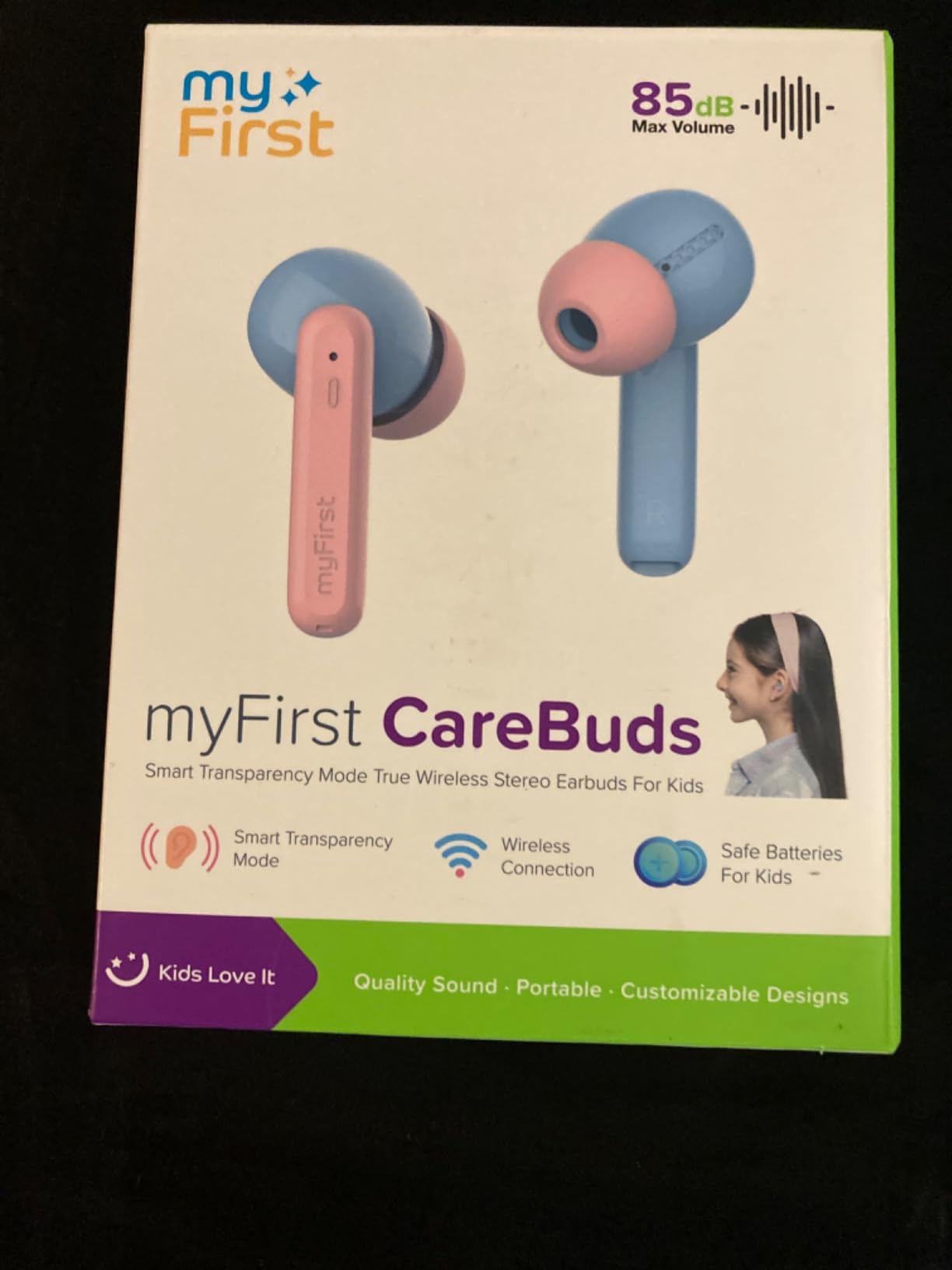 myFirst CareBuds Kids Earbuds 85dB Volume Limit Small Ear Fit customer photo 1